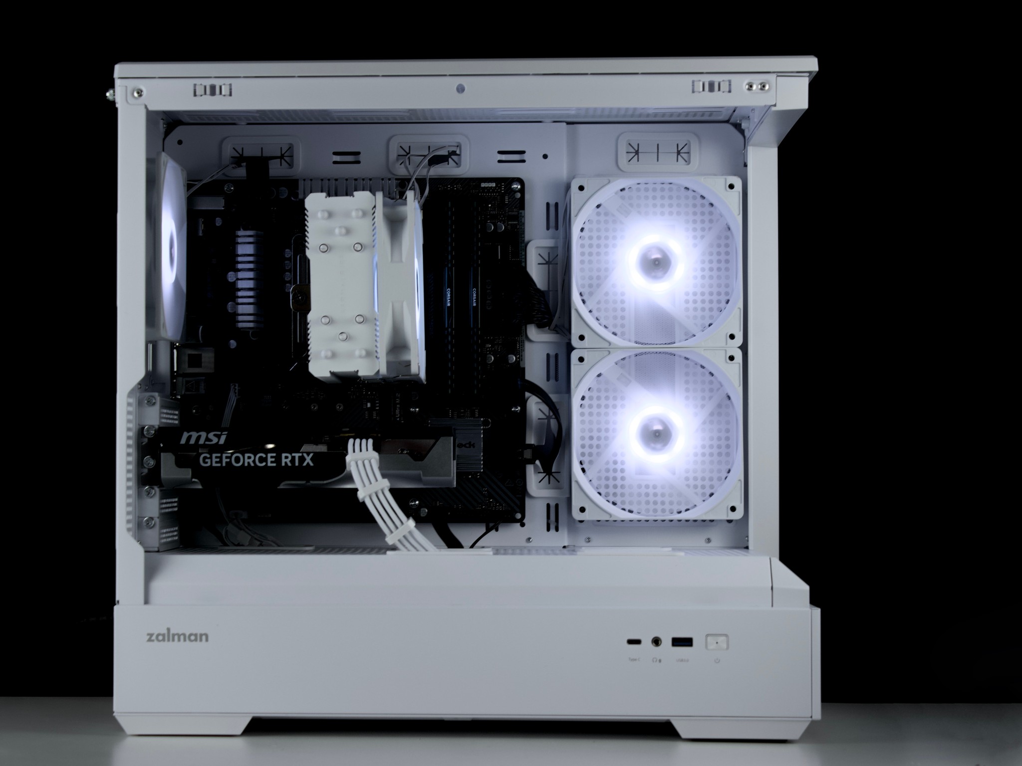 🧊❄️🧊 White Gaming PC – RTX 5060, Ryzen 5 5500, 16GB RAM, 1TB SSD - WiFi, BlueTooth 🧊❄️🧊