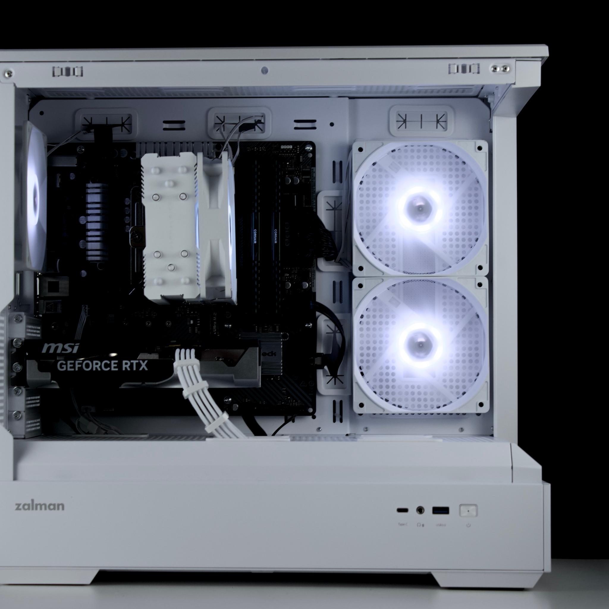 🧊❄️🧊 White Gaming PC – RTX 5060, Ryzen 5 5500, 16GB RAM, 1TB SSD - WiFi, BlueTooth 🧊❄️🧊