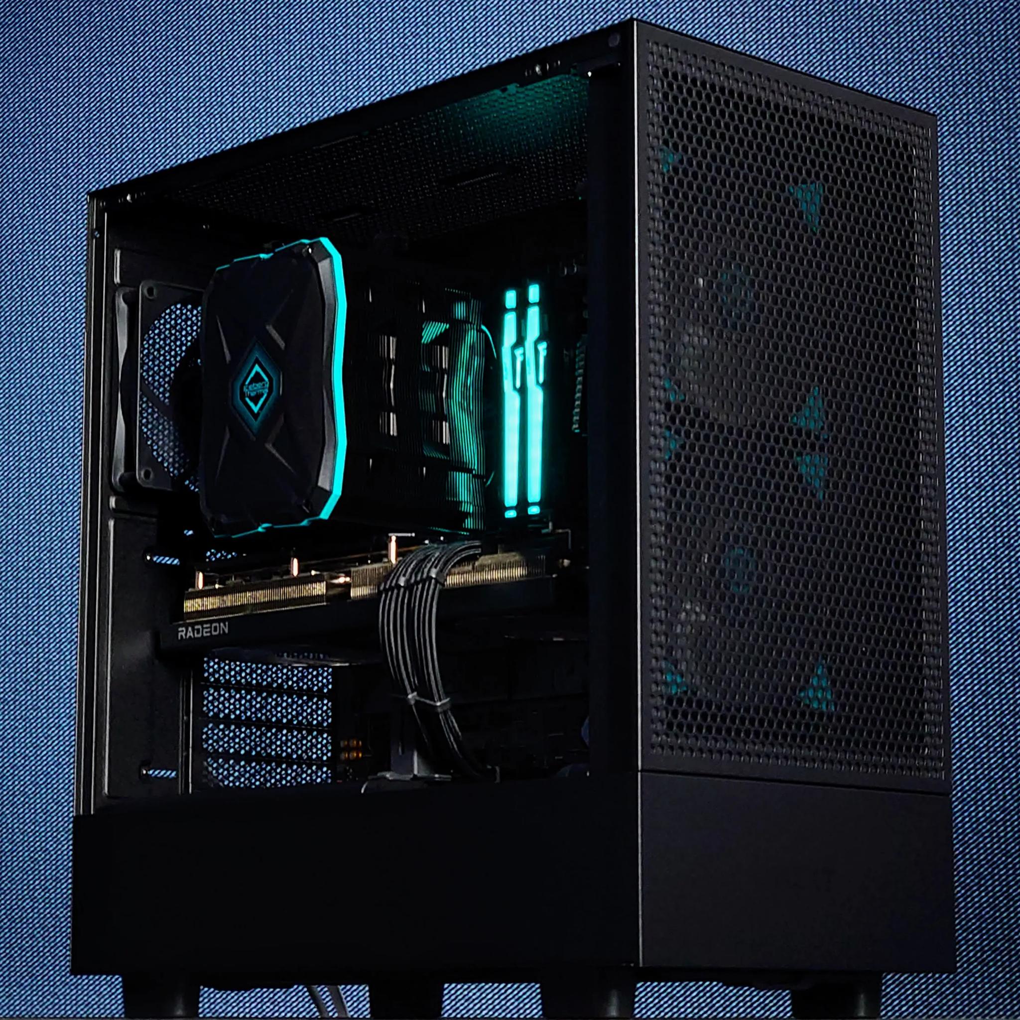 🥇❇️ Pure Performance Gaming PC◼️AMD RX 7800 XT 16GB◼️AMD Ryzen 5 7500F◼️32GB DDR5 RAM◼️1TB NVME