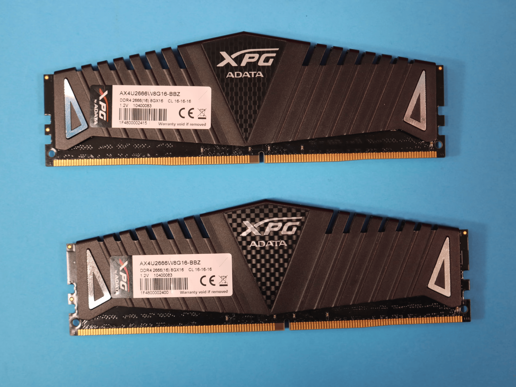 ADATA XPG Z1 16GB (2x8GB) DDR4 2666MHz CL16 1.2V Desktop RAM AX4U2666W8G16-BBZ