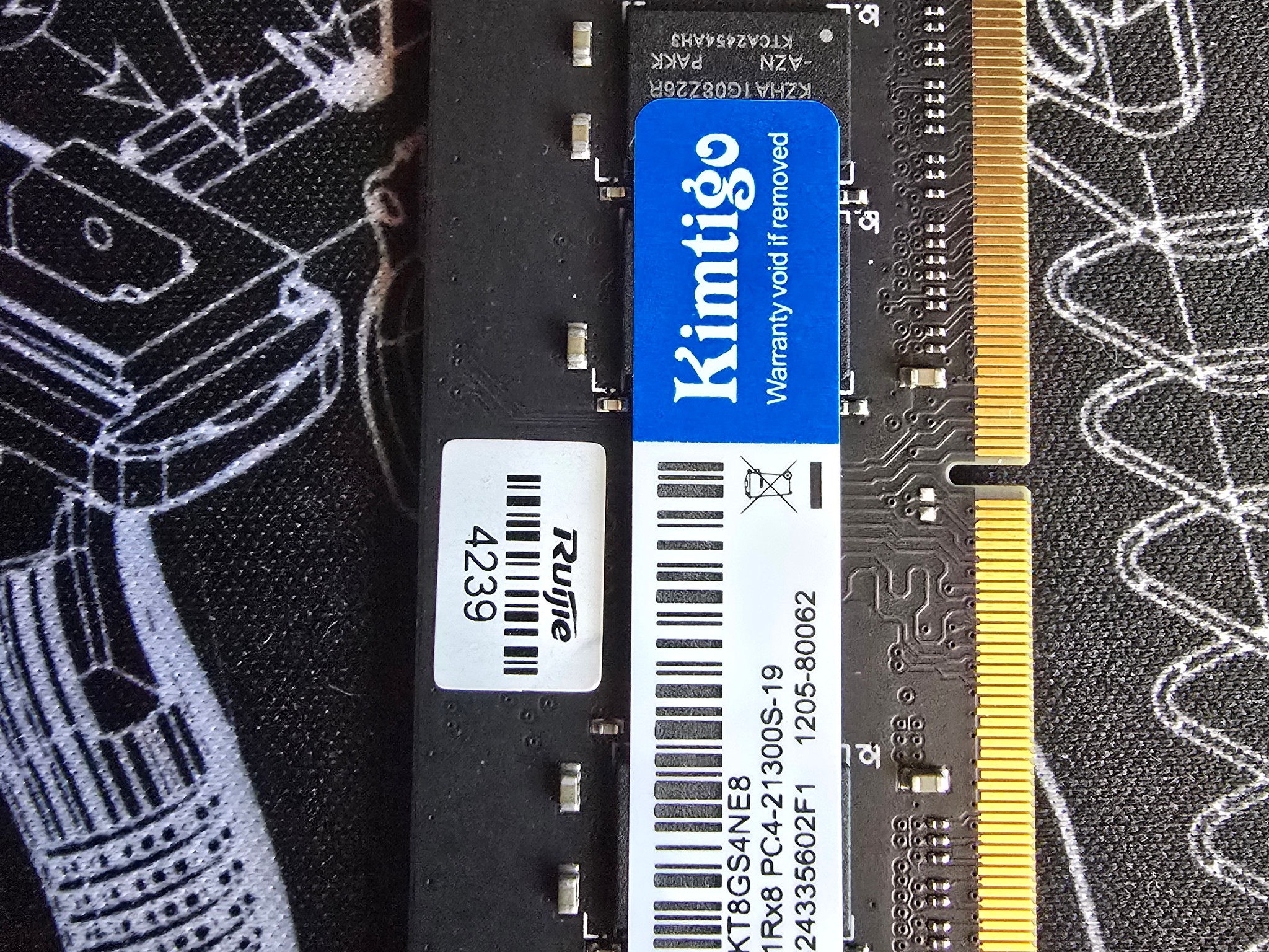 Kimtigo KT8GS4NE8 8GB DDR4 SO-DIMM RAM module 2666 MHz PC4-21300 PC4-21300S-19 Mini PC Beelink NAS