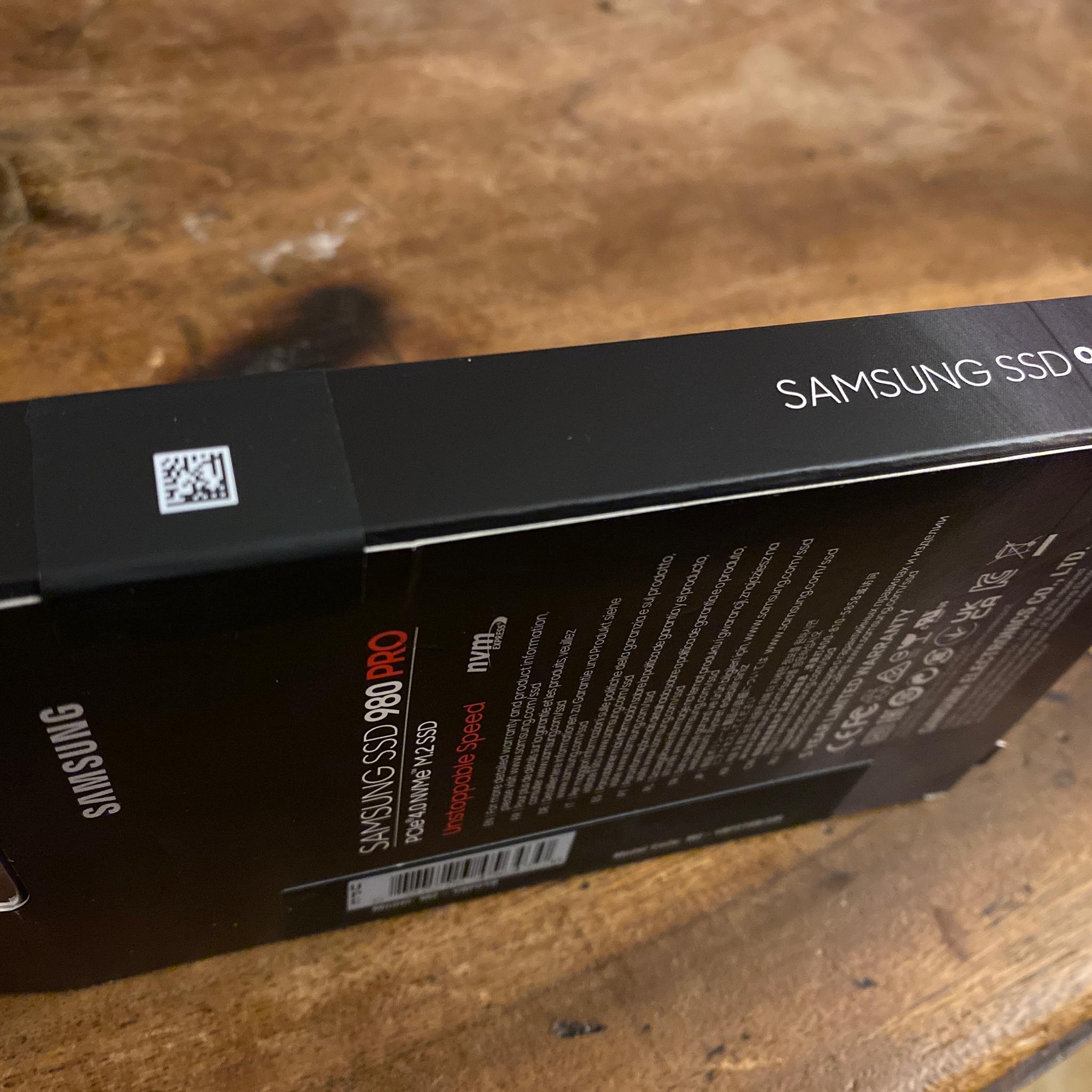 Brand-New Samsung 980 PRO 2TB PCIe 4.0 NVMe M.2 SSD