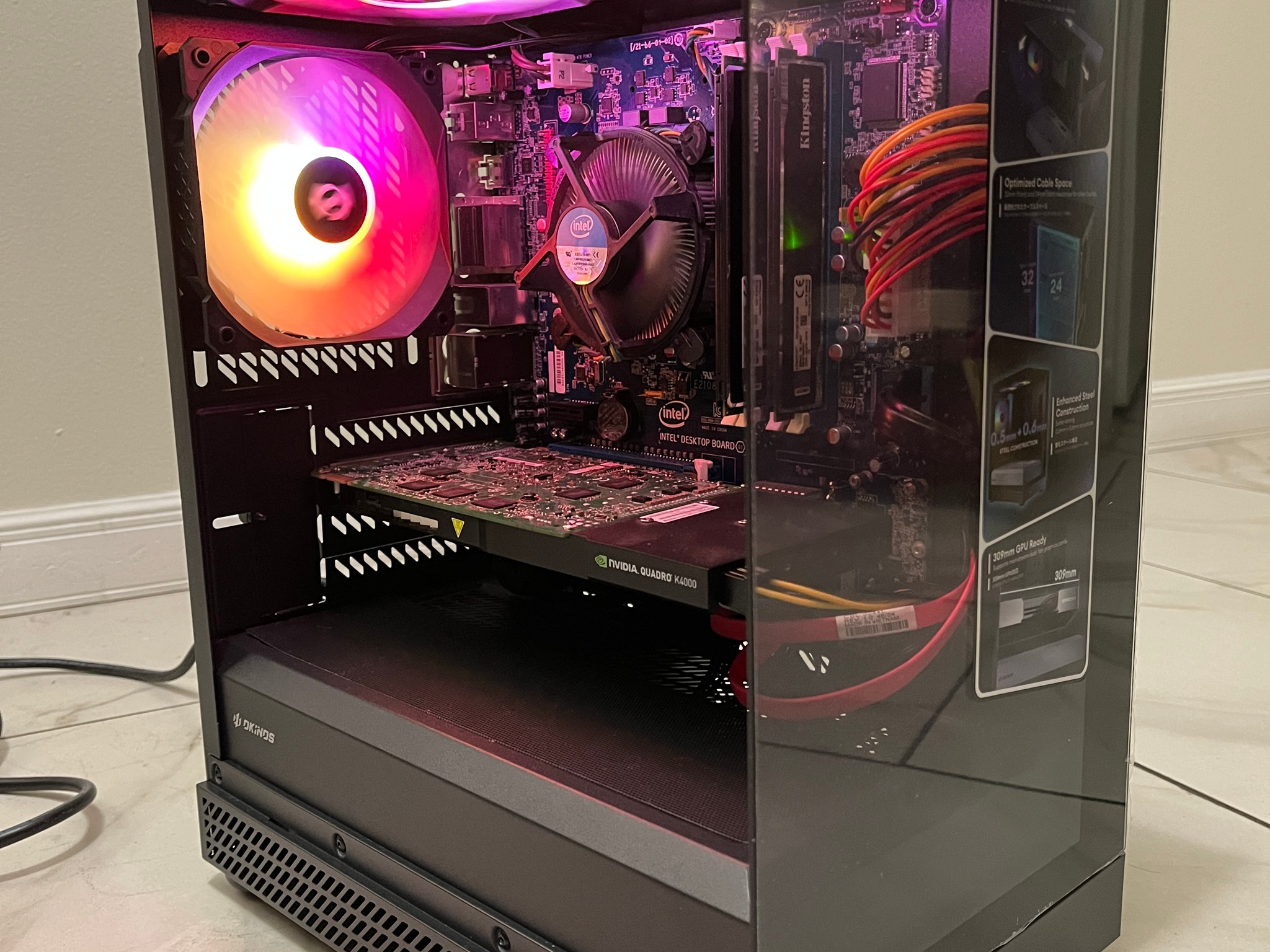 Super Budget Gaming PC - Intel i7-3770k, NVIDIA 3GB GPU, 16GB RAM, 378GB Storage, w/ Wi-Fi & BT