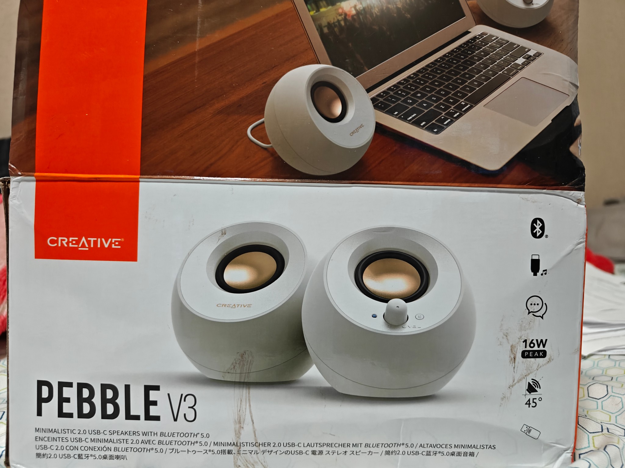 Creative Labs Pebble V3 White