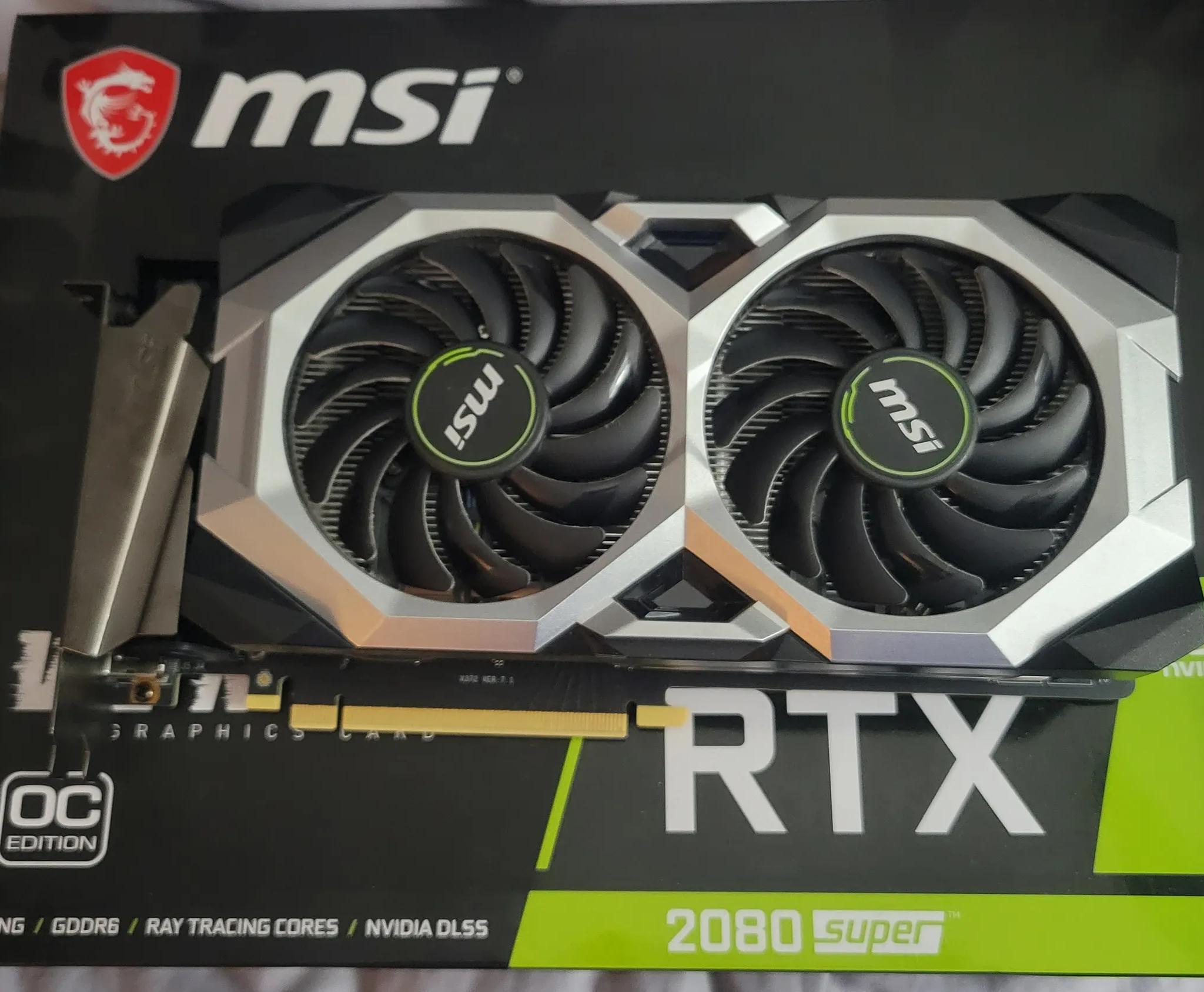 RTX 2080 Super MSI Ventus OC Edition 8GB GDDR6