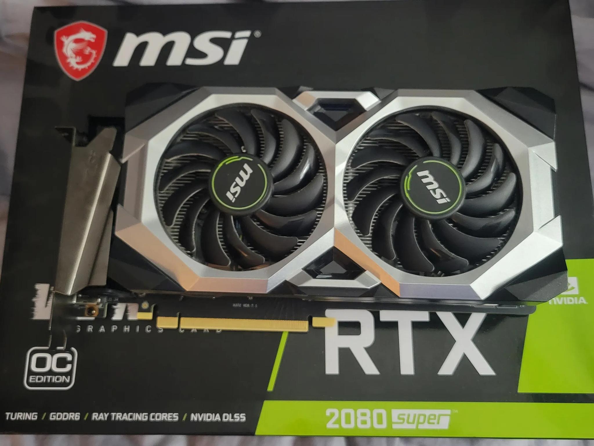 RTX 2080 Super MSI Ventus OC Edition 8GB GDDR6