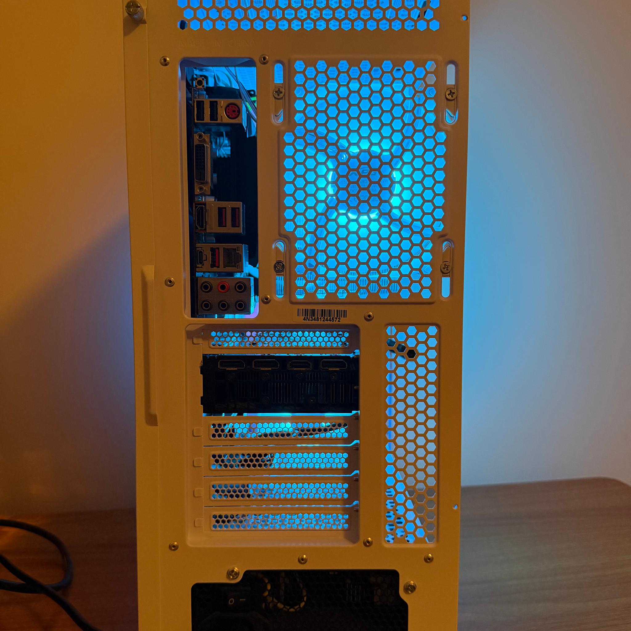 White Gaming PC RTX 3060ti | Ryzen 5 | RGB | Ready to Play