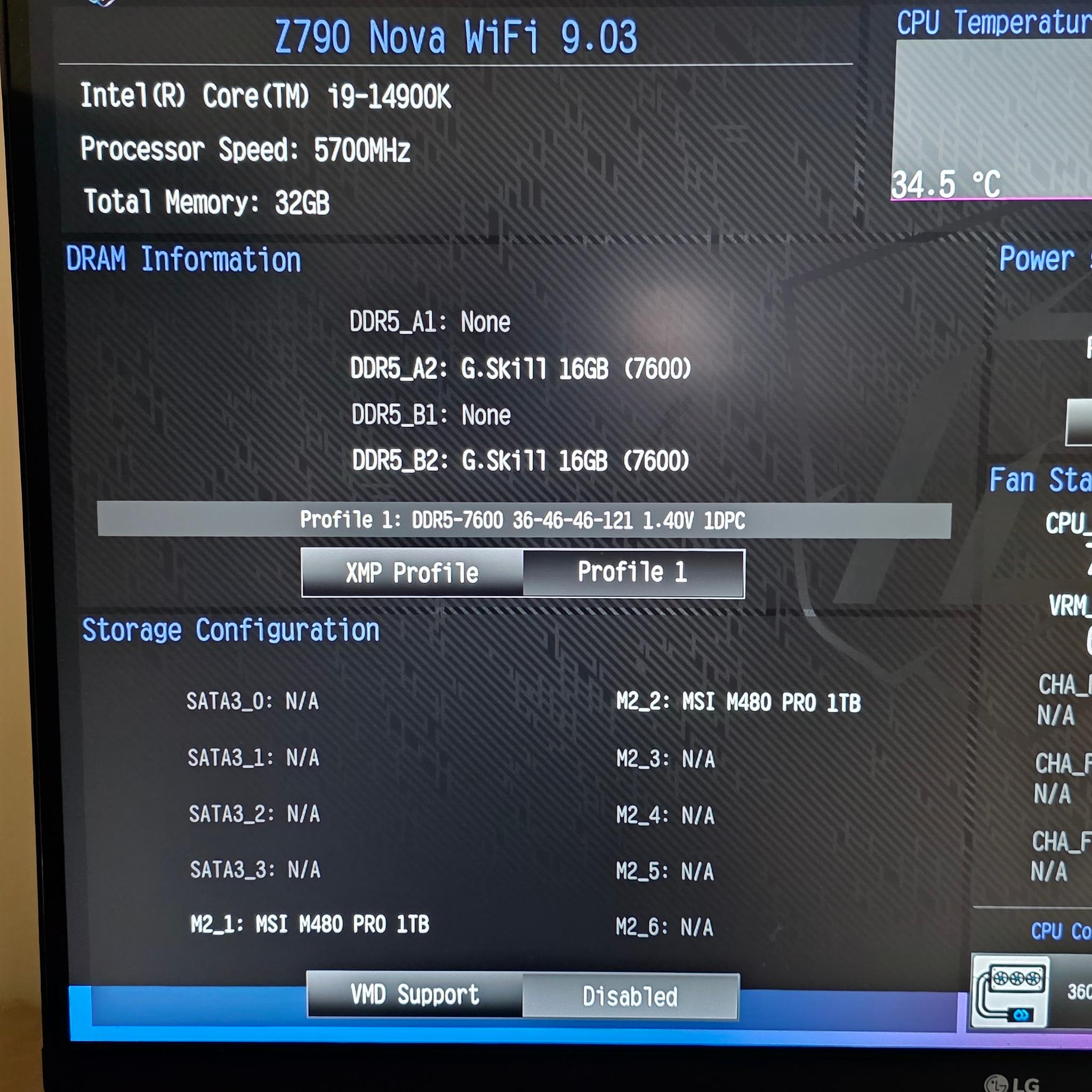 I9 14900k 5070 32gb ddr5