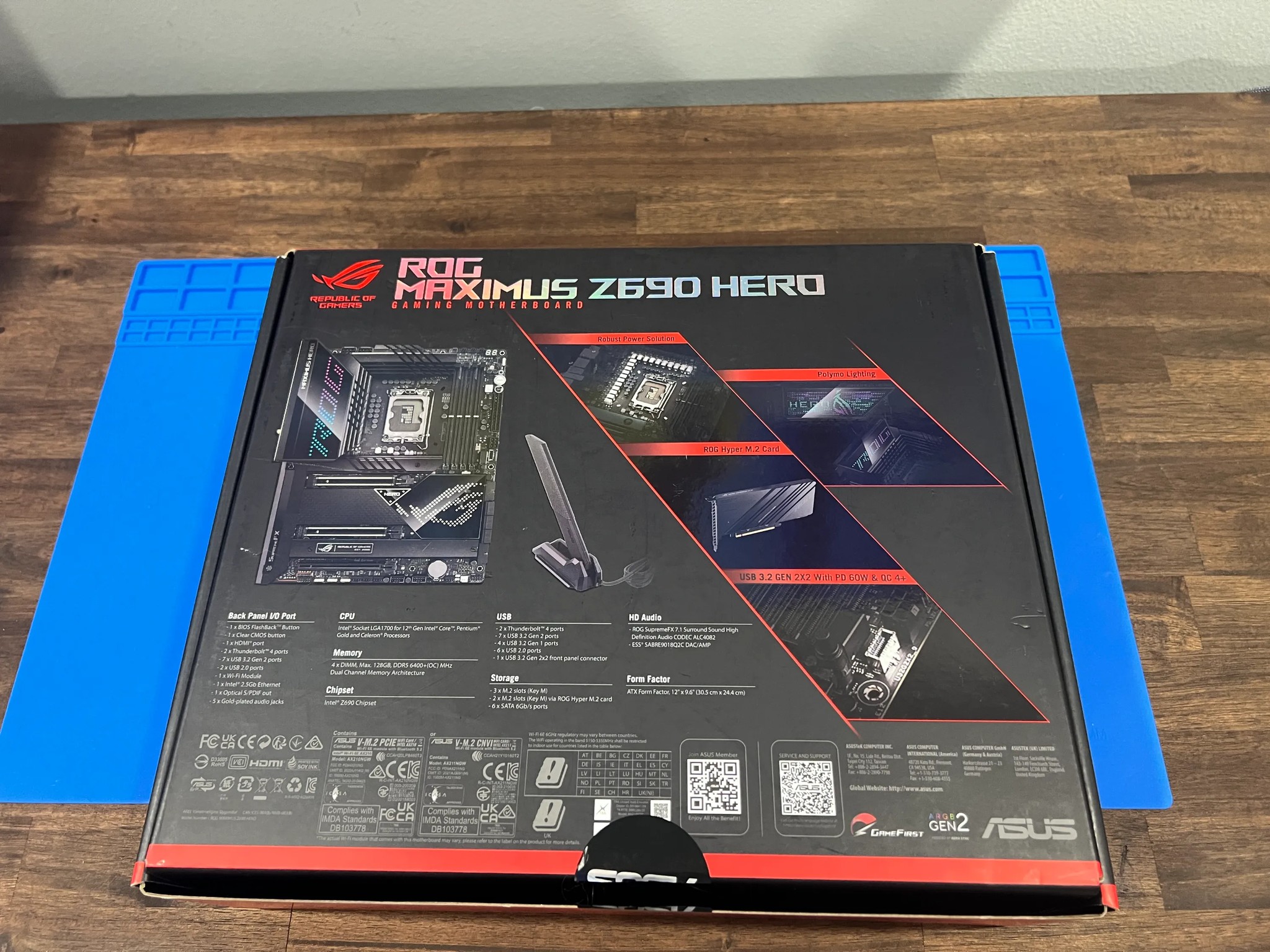 INTEL CORE i9 13900K With ASUS ROG MAXIMUS Z690 HERO and INTEL CONTACT FRAME
