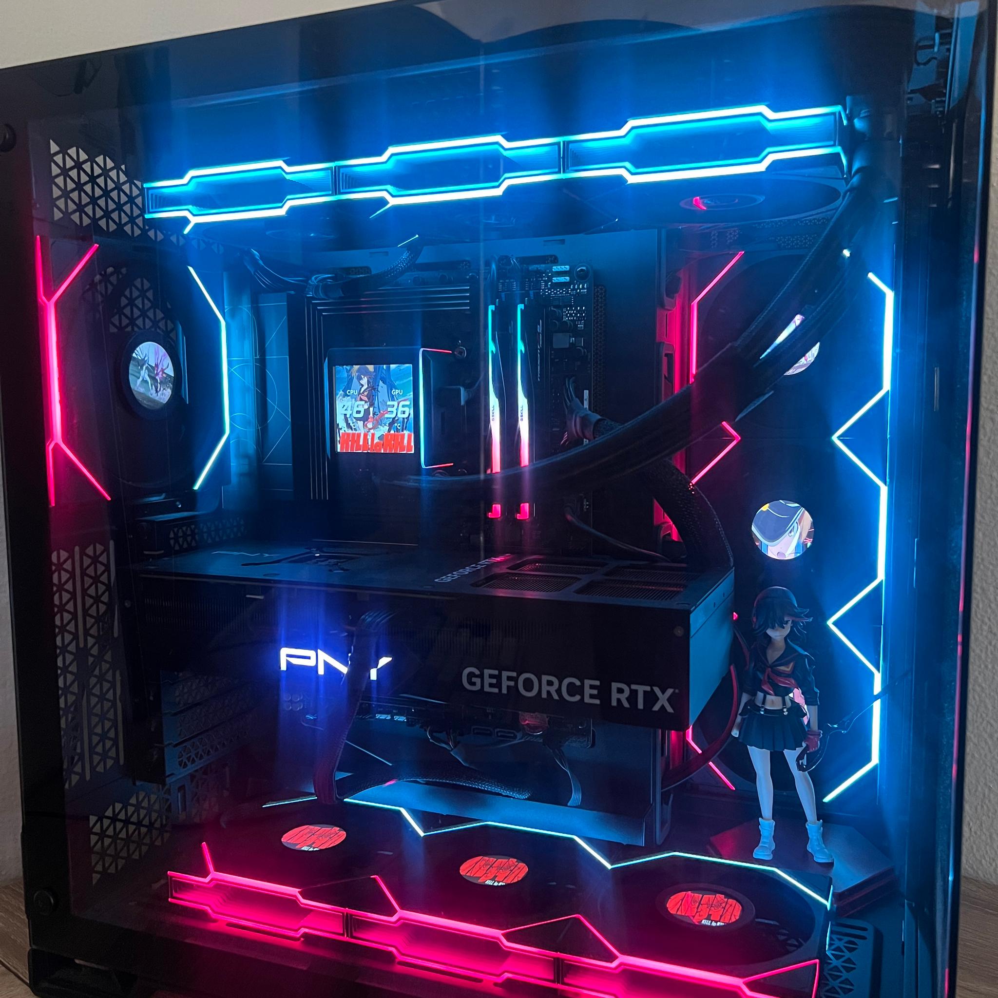 GeForce RTX 4090 Custom Gaming PC - ASUS ProArt X670E, Ryzen 7 7800X3D, 32GB RAM, 2TB NVMe SSD