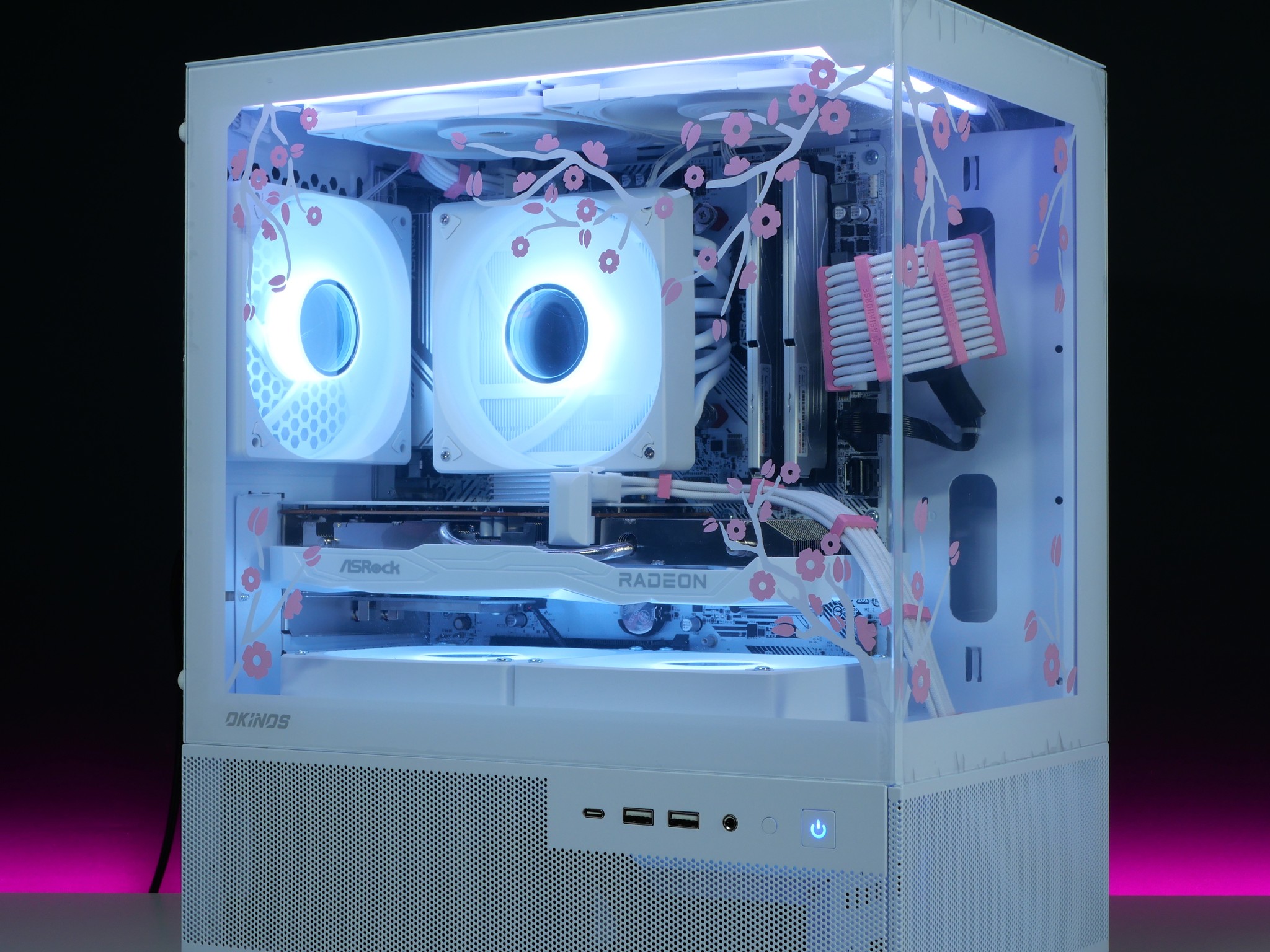 Lil Blossom 🌸|🤍 Ryzen 5600, RX 6600, 32gb ram, 1TB 4.0 nvme