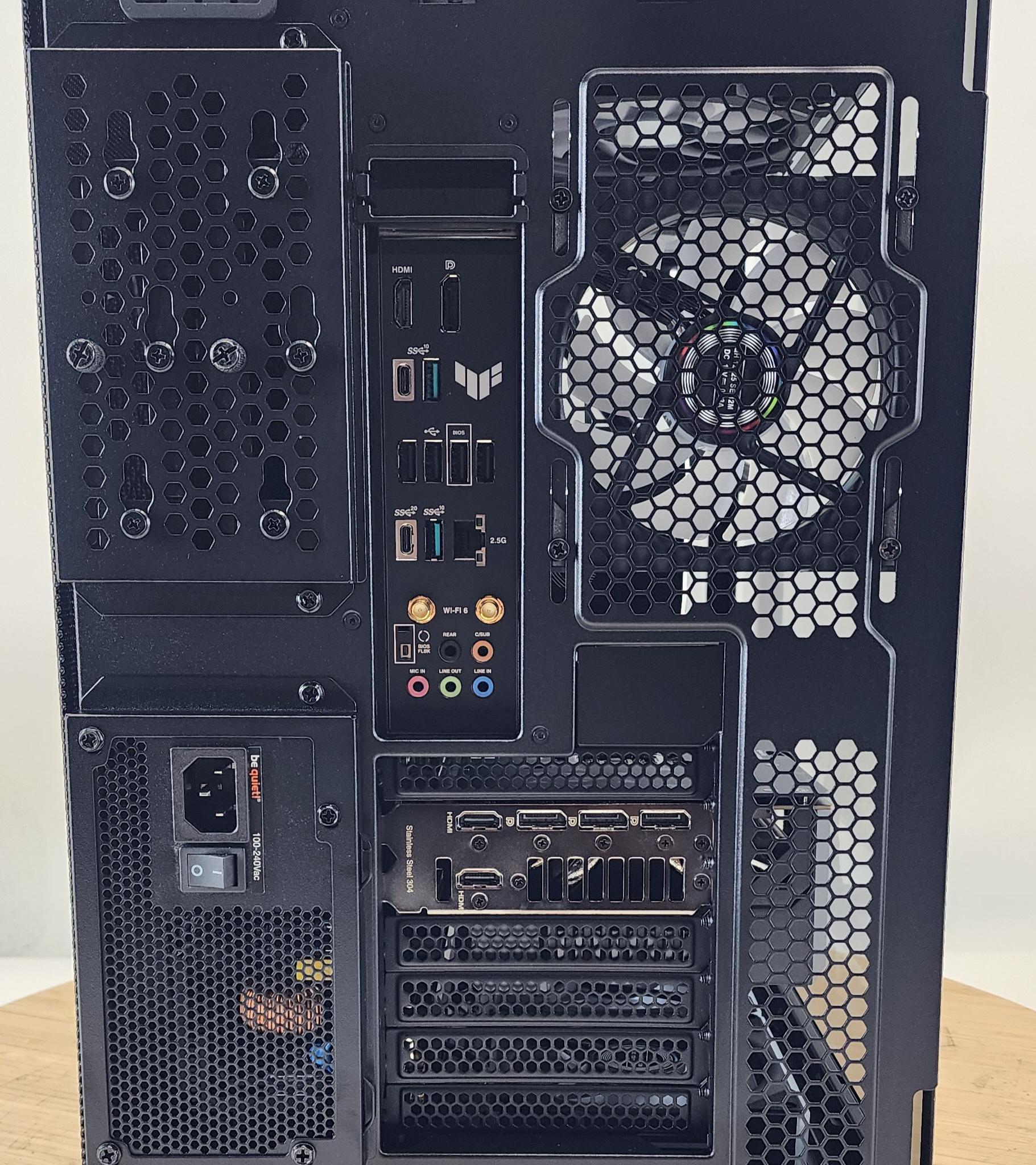 Gaming PC Ryzen 7 9800X3D 32GB RAM 2TB SSD RTX 4080 SUPER 16GB Win11 Computer