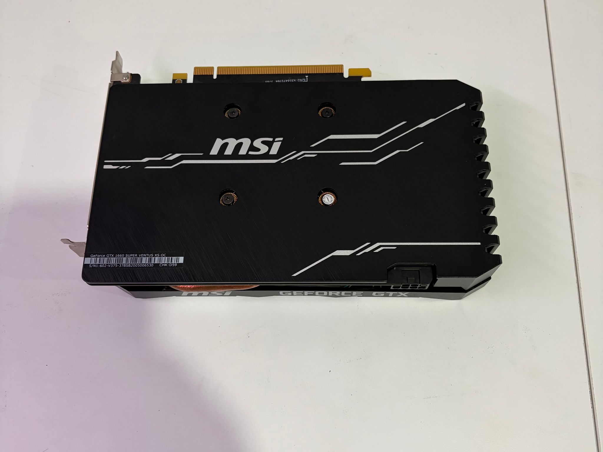 MSI GeForce GTX 1660 SUPER VENTUS XS OC