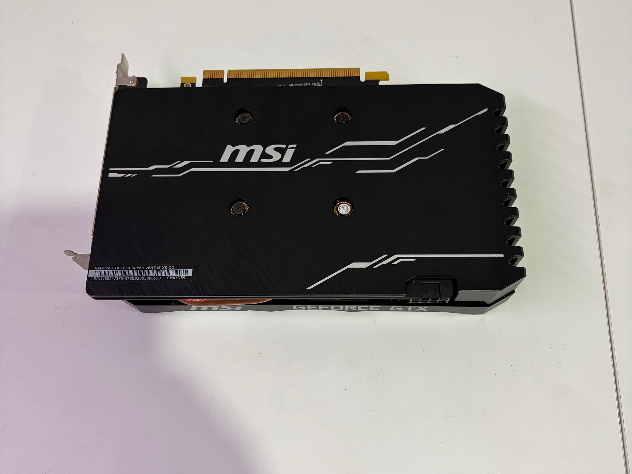 MSI GeForce GTX 1660 SUPER VENTUS XS OC