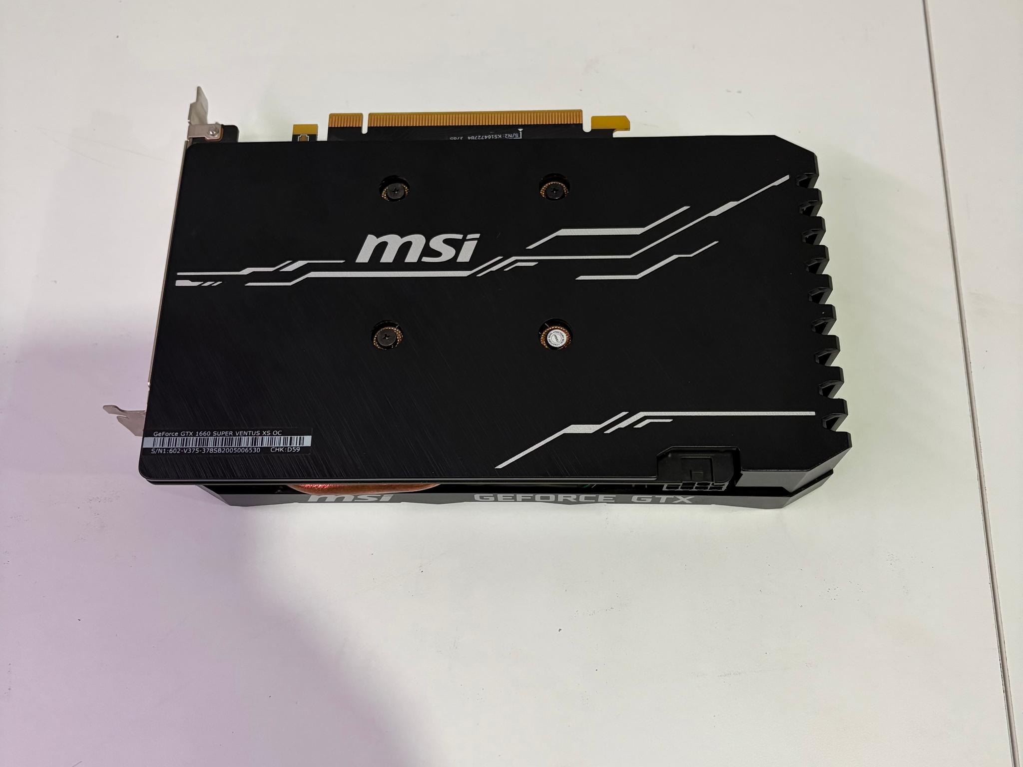 MSI GeForce GTX 1660 SUPER VENTUS XS OC