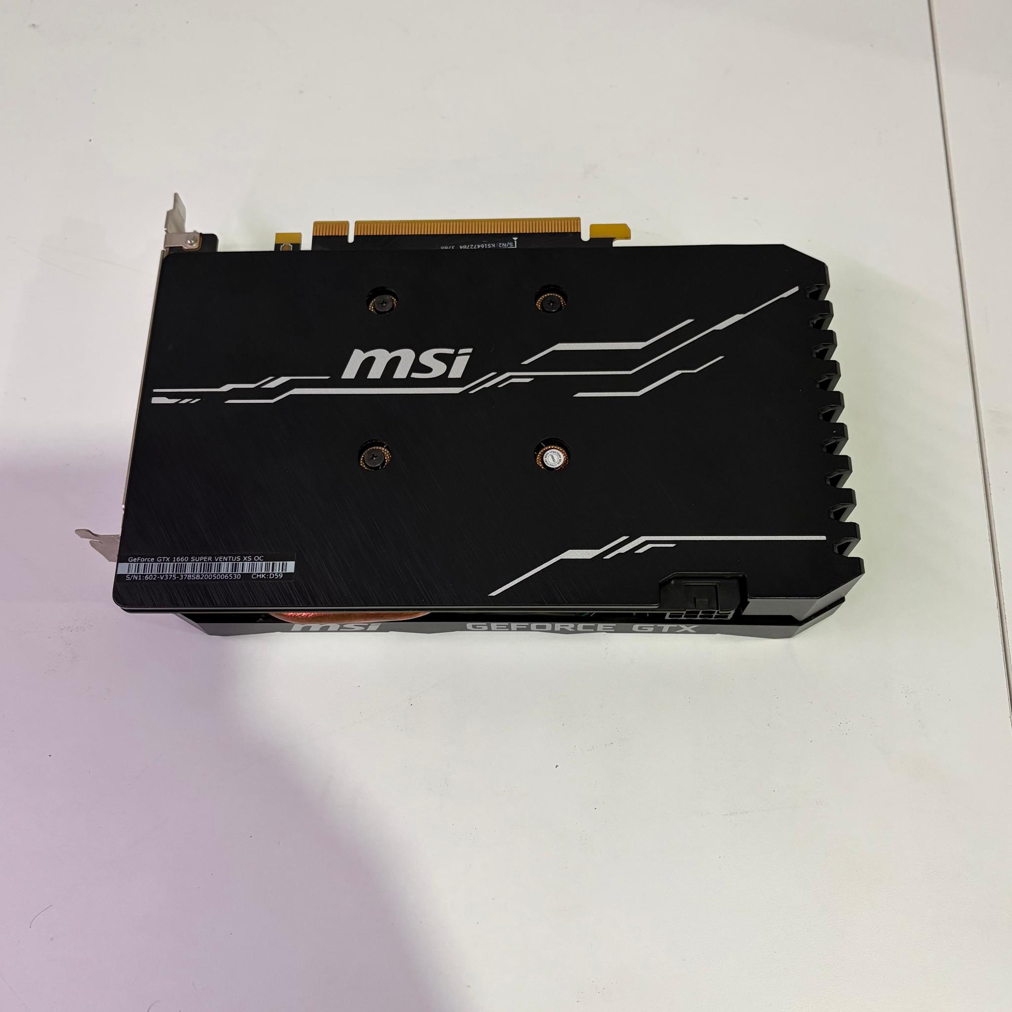 MSI GeForce GTX 1660 SUPER VENTUS XS OC