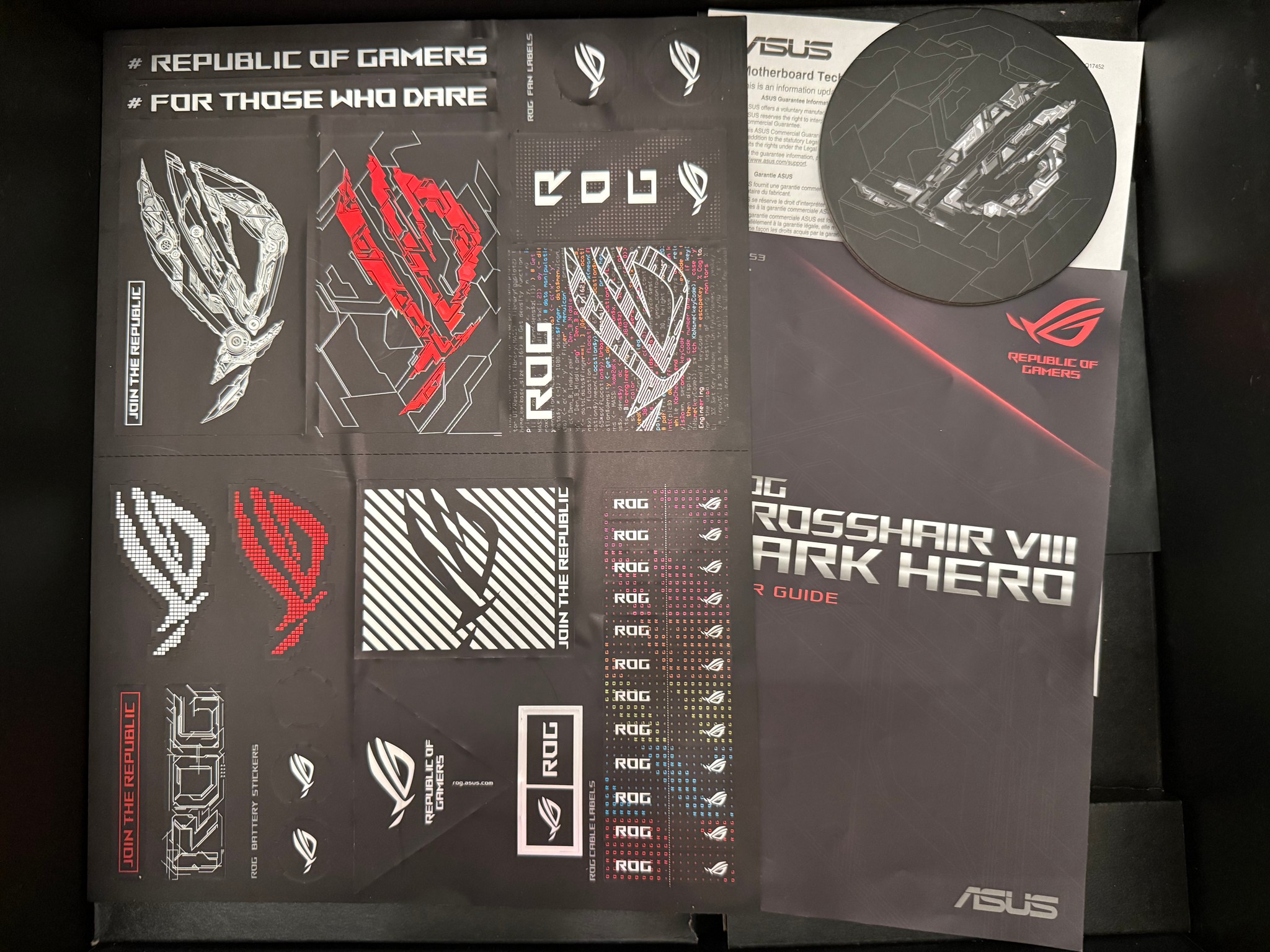 ROG Crosshair VIII Dark Hero X570, Excellent Condition!