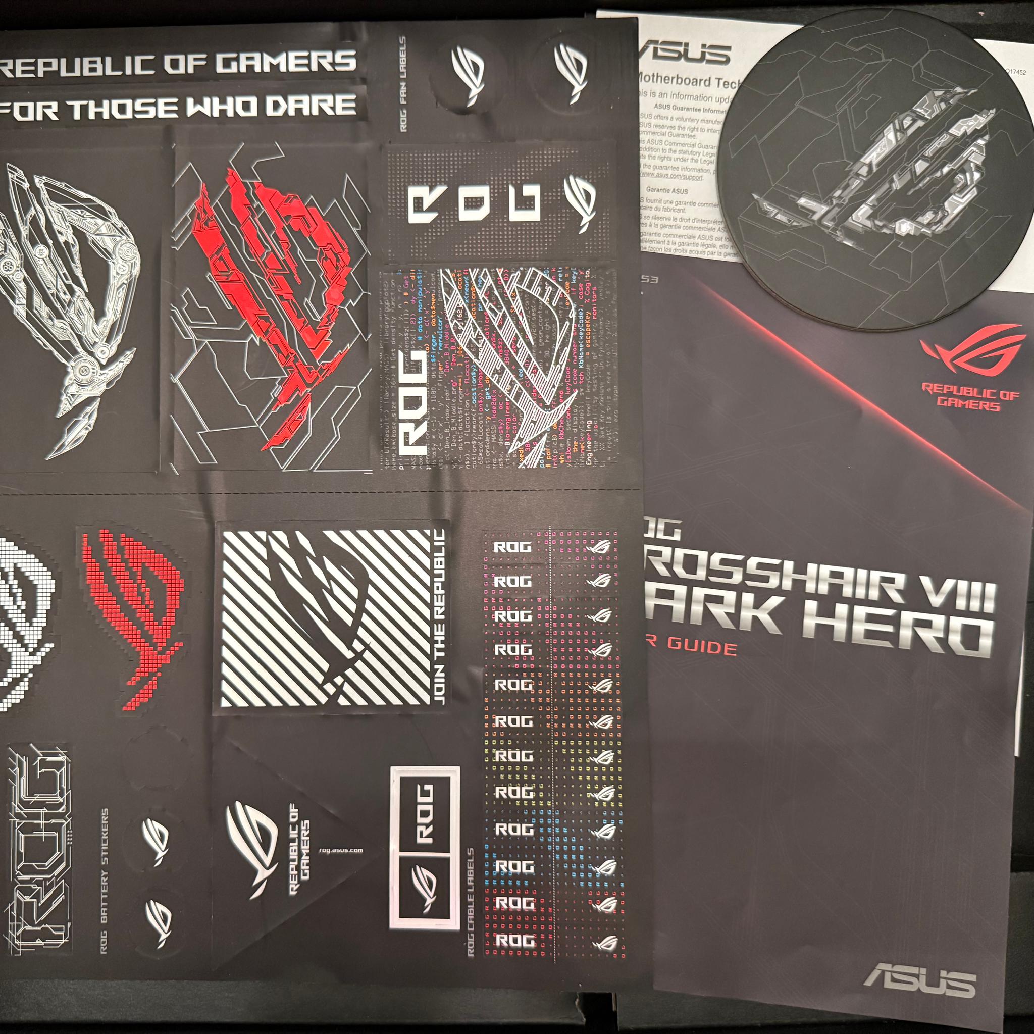 ROG Crosshair VIII Dark Hero X570, Excellent Condition!