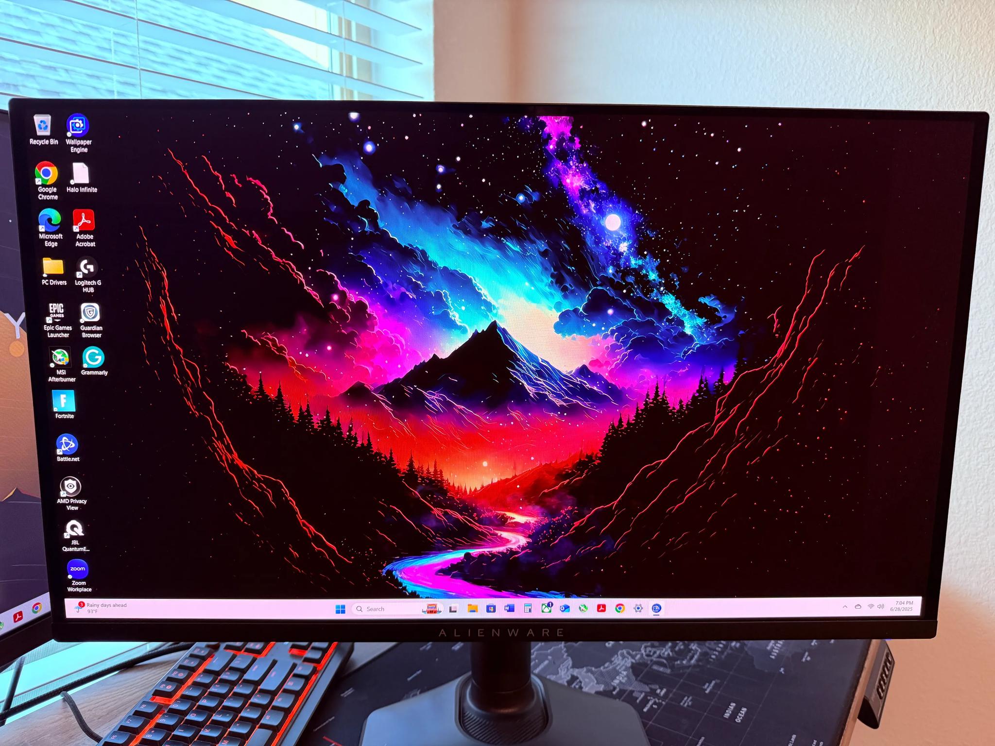 Alienware AW2725DF 27″ QD-OLED Gaming Monitor – 360Hz, QHD, HDR, Like New