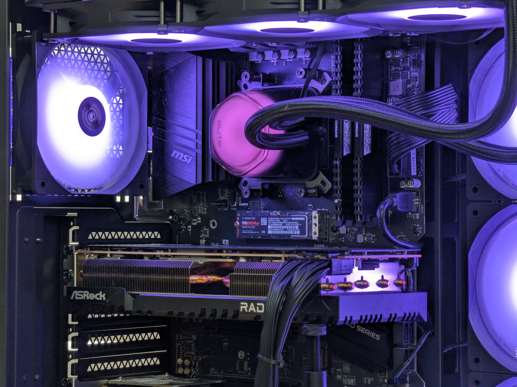 💜🖤Ryzen 7 5800x | RX 7800XT | 32GB DDR4 | 2TB SSD | Gaming PC🖤💜