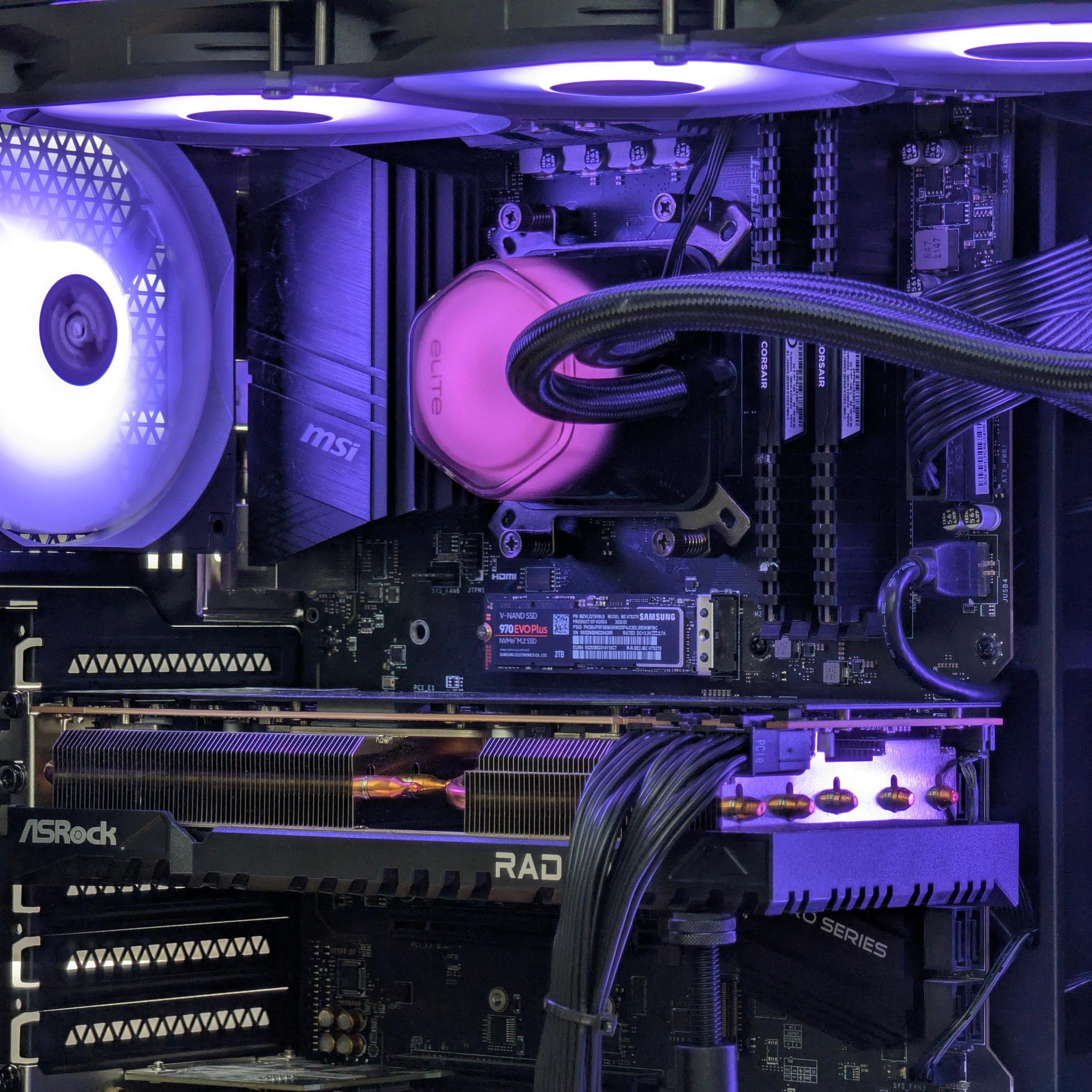 💜🖤Ryzen 7 5800x | RX 7800XT | 32GB DDR4 | 2TB SSD | Gaming PC🖤💜