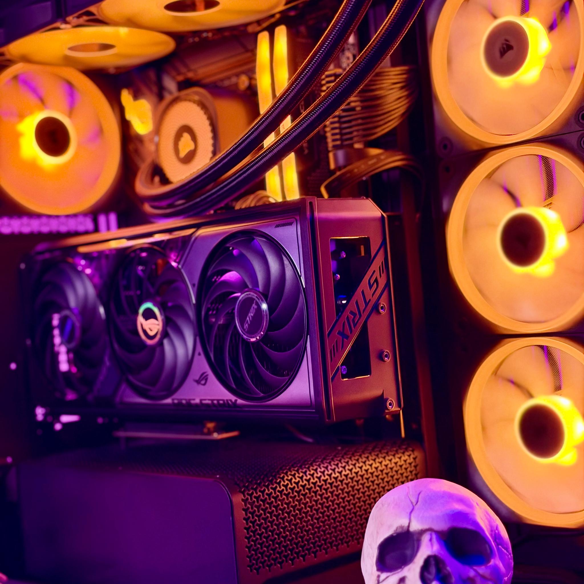 Obsidian Flux - Ryzen 9800X3D | ROG STRIX 5070 Ti OC 16G | 32GB DDR5 RAM | 2TB SSD NVMe | Win 11 PRO