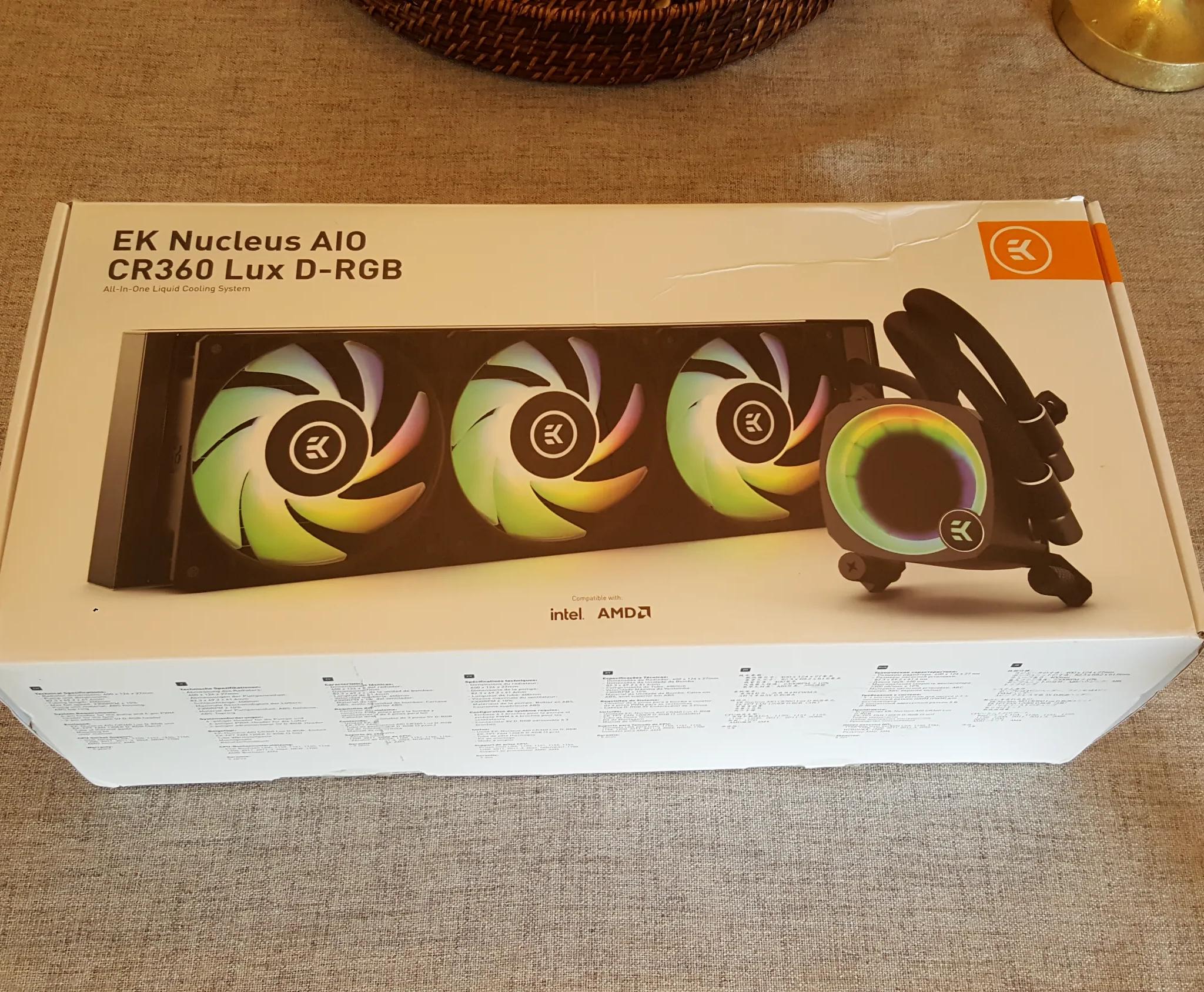 EK Nucleus AIO CR360 Lux D-RGB