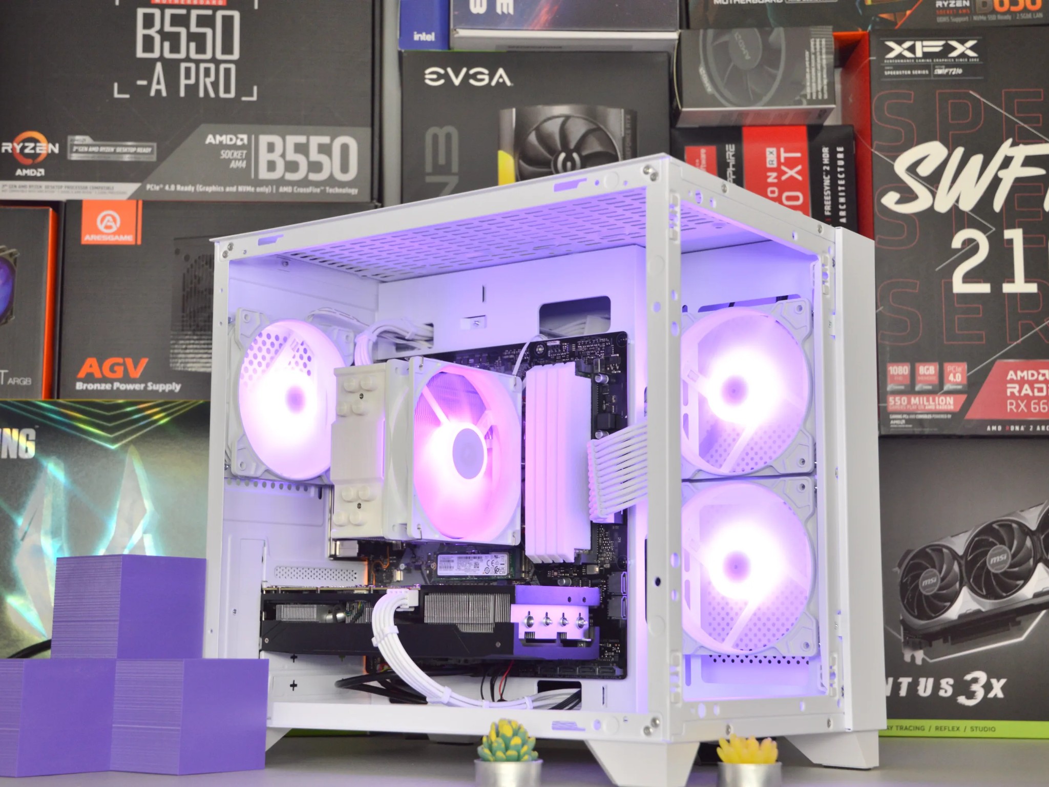 ❄️❄️| RTX 3060 Ti 8GB | RYZEN 5 5600 | 32GB DDR4 RAM | 1TB NVME SSD | The Snowflake |