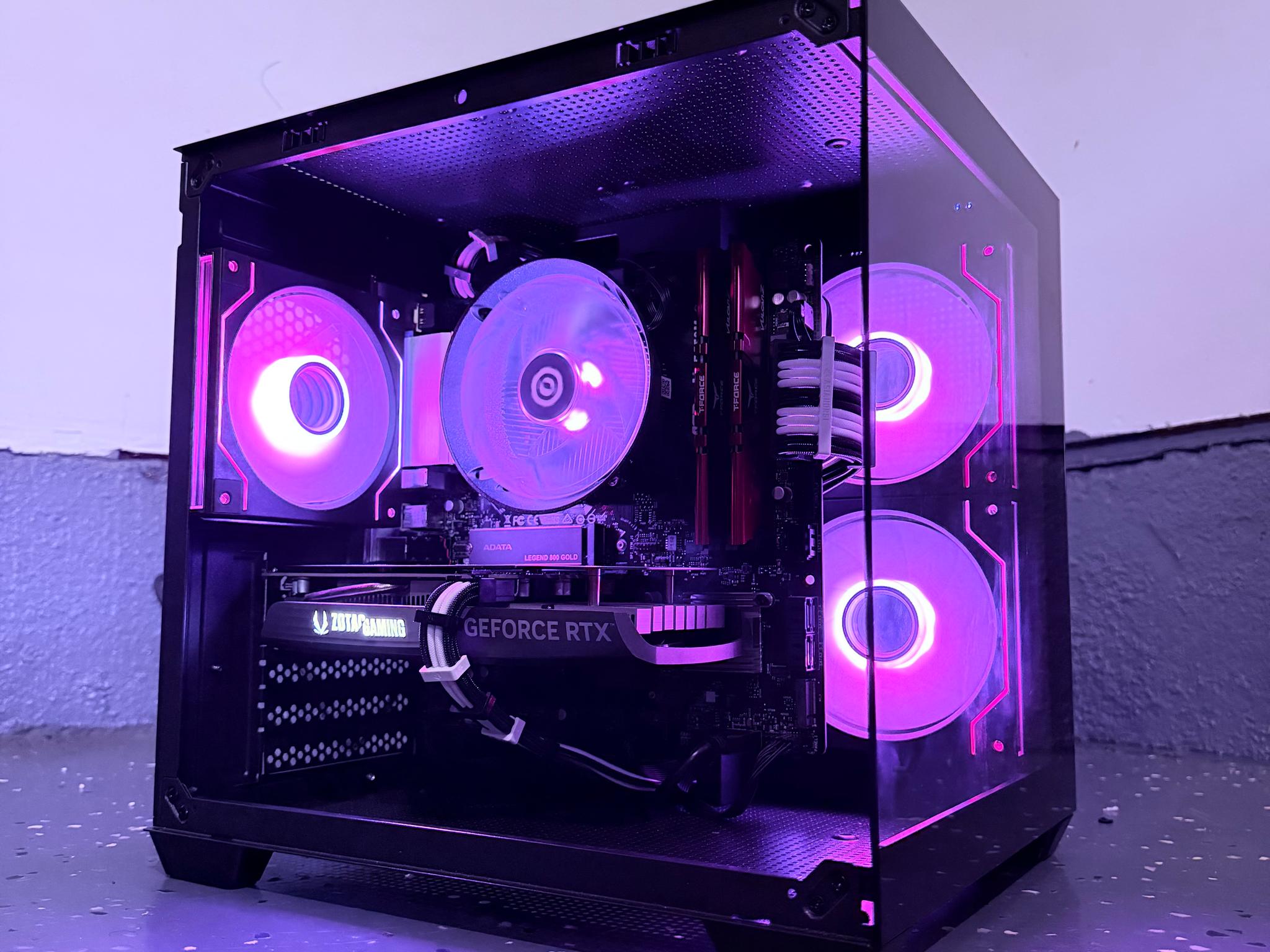 🔵"Azure Phantom"⚫️| 1080p Gaming | RTX 4060 | Ryzen 5 5500 | 32B Ram | 1TB NVMe Storage