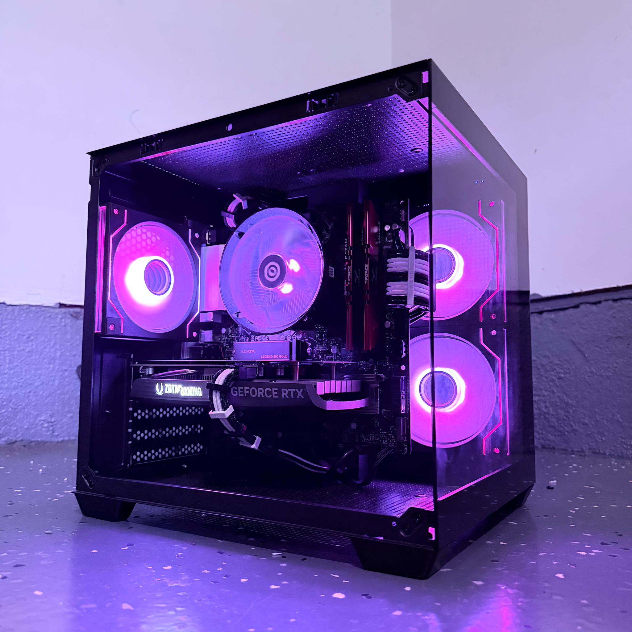 🔵"Azure Phantom"⚫️| 1080p Gaming | RTX 4060 | Ryzen 5 5500 | 32B Ram | 1TB NVMe Storage