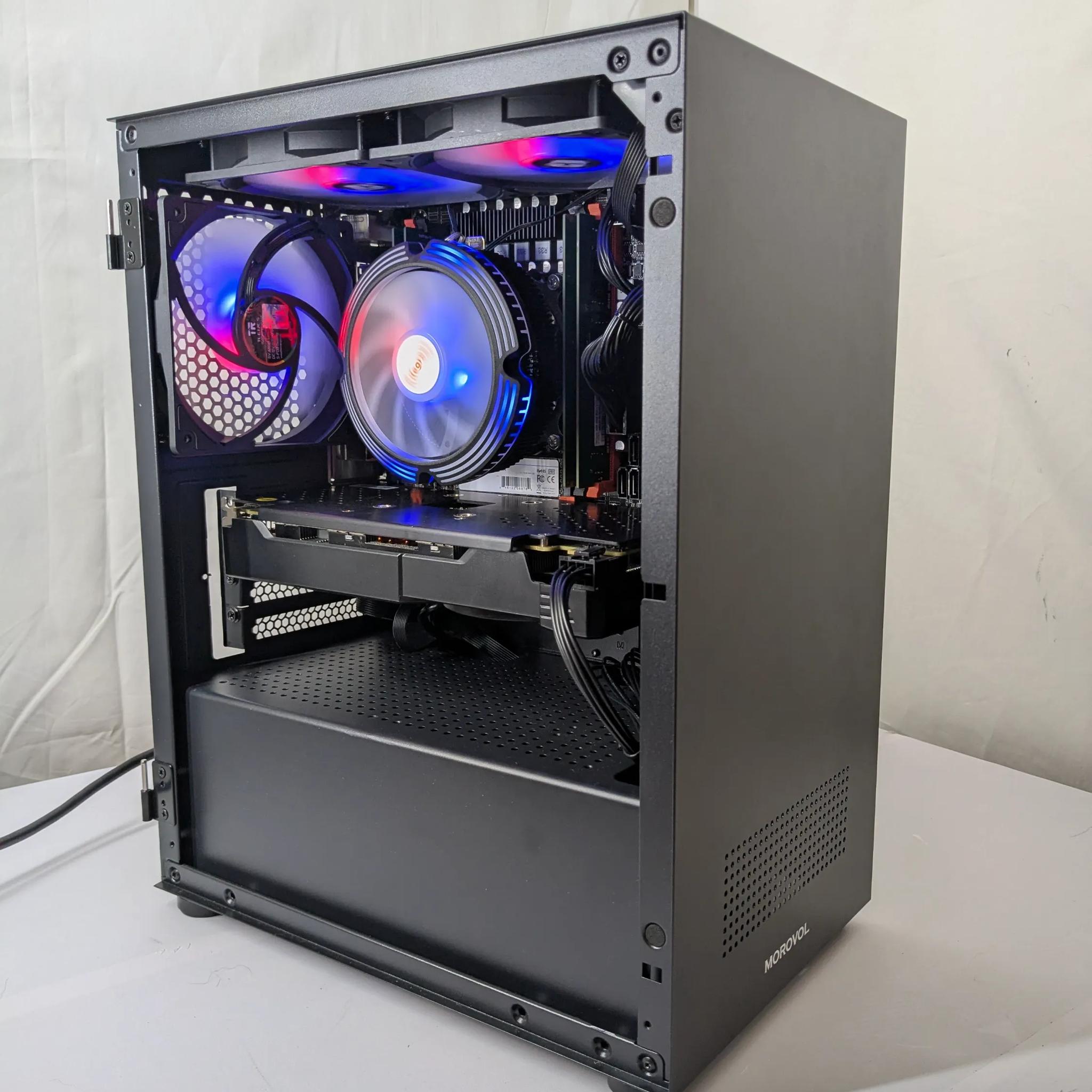 🎮 Budget Gaming PC - RX 570 8GB | Xeon 2630 V4 | 16GB RAM | 500GB NVMe | Win 11 🎮