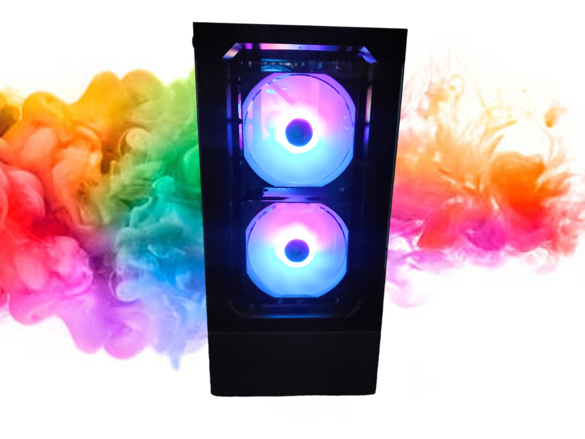SALE: RX 6600 XT + Ryzen 5 + 16GB RGB RAM + 512GB SSD Storage + 4 RGB Fans ( Black RGB Gaming PC )