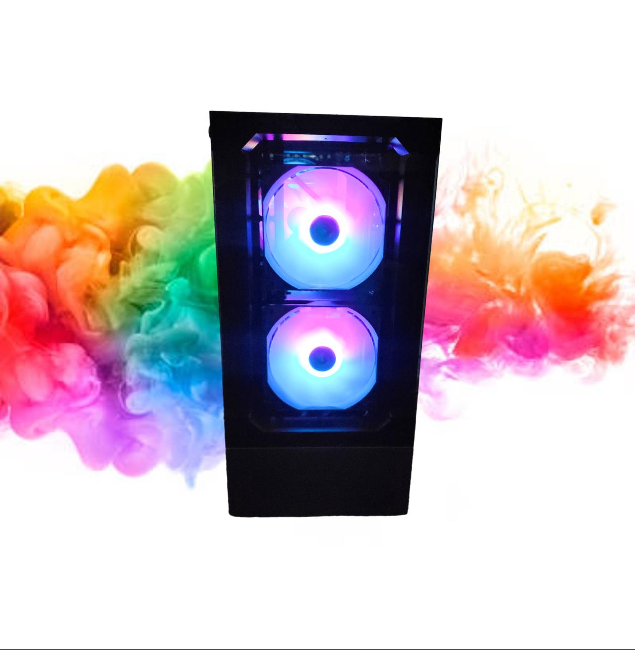 SALE: RX 6600 XT + Ryzen 5 + 16GB RGB RAM + 512GB SSD Storage + 4 RGB Fans ( Black RGB Gaming PC )