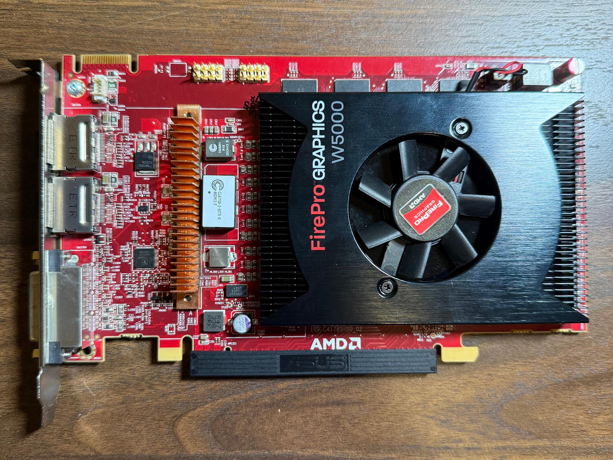 AMD FirePro W5000 2GB GDDR5 Low Profile Graphics Card