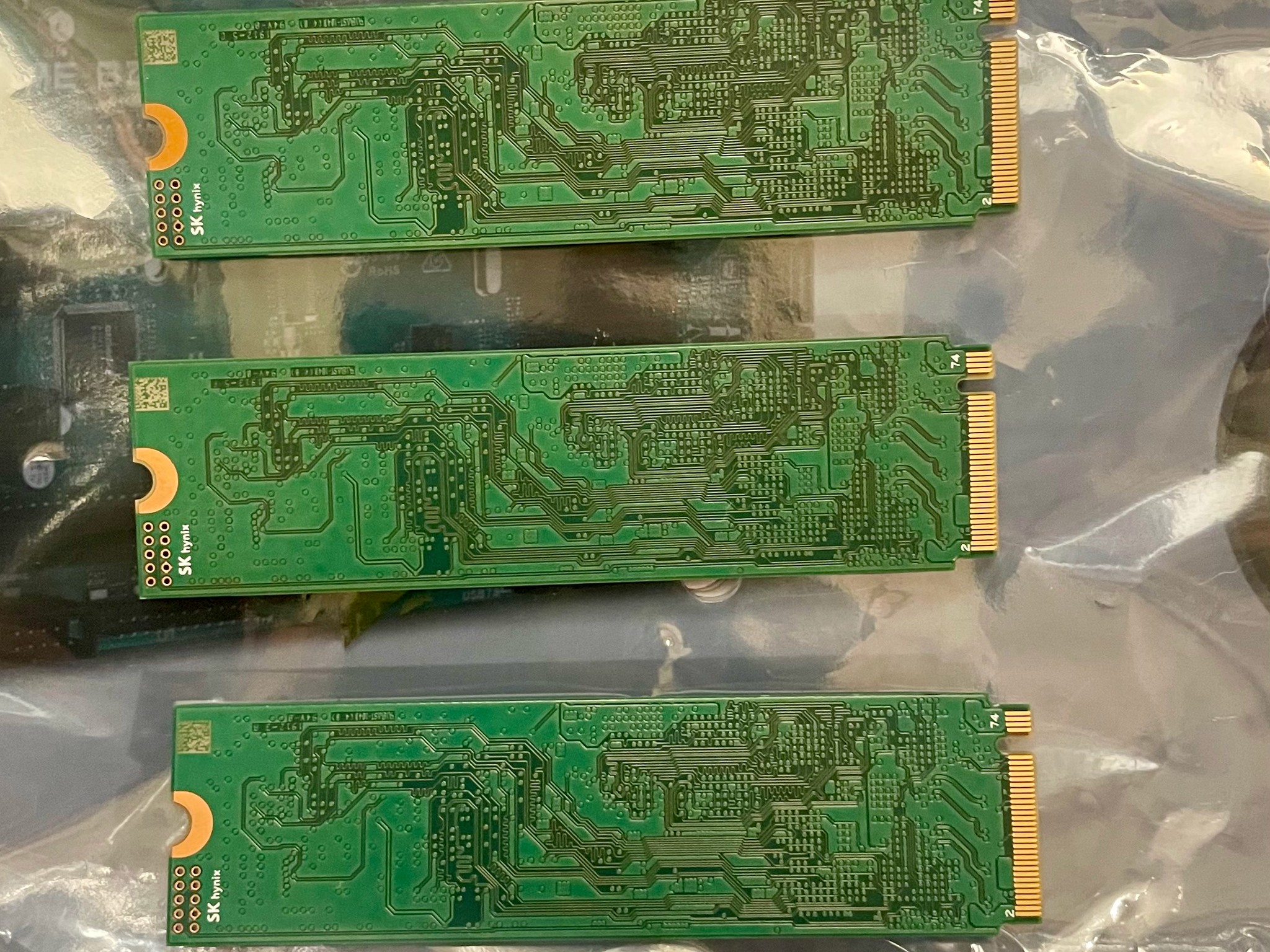 3 Pack of SK Hynix 256GB m.2 2280 NVMe Gen3 x 4