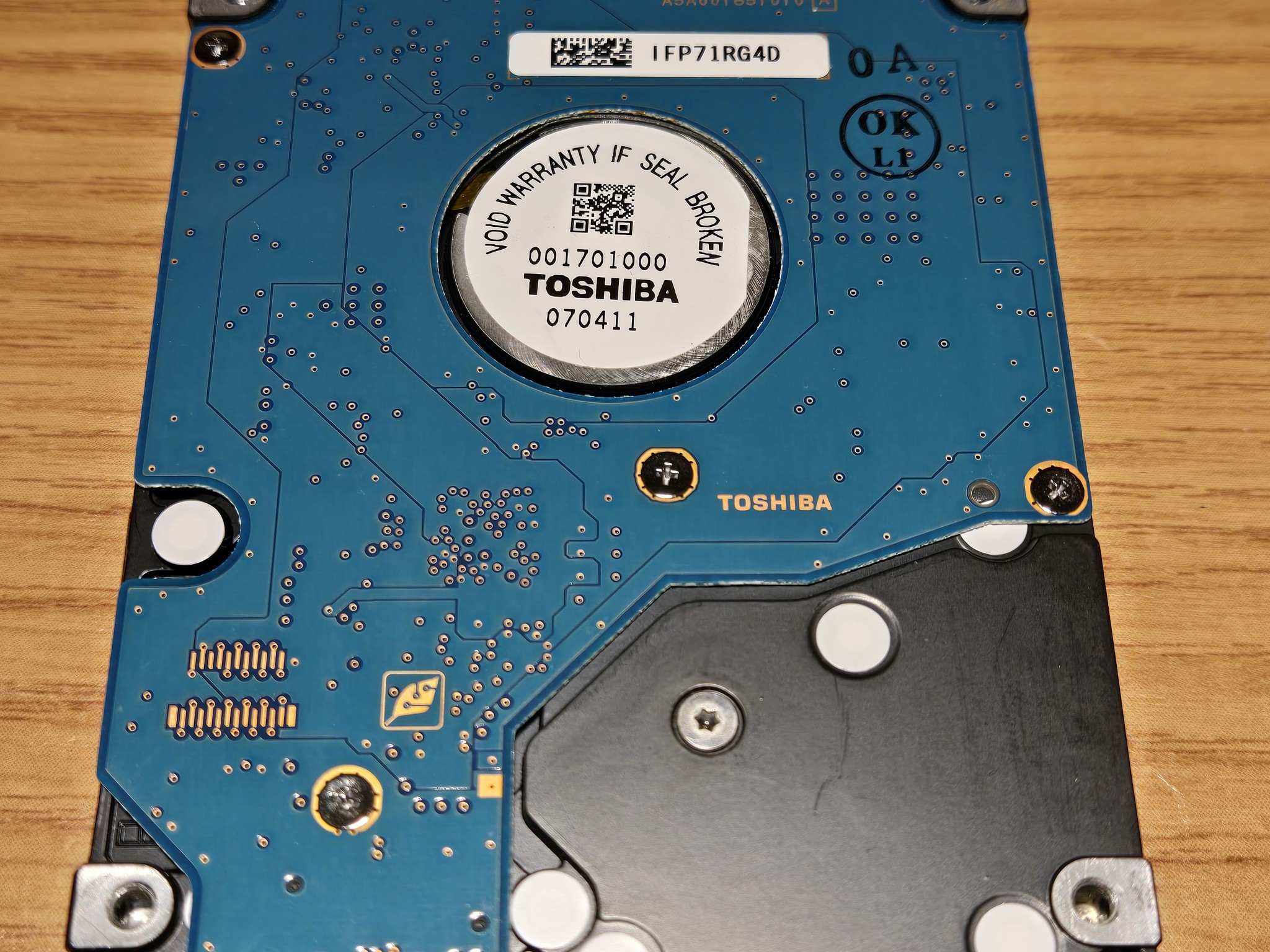 USED Toshiba 120GB 5400RPM HDD
