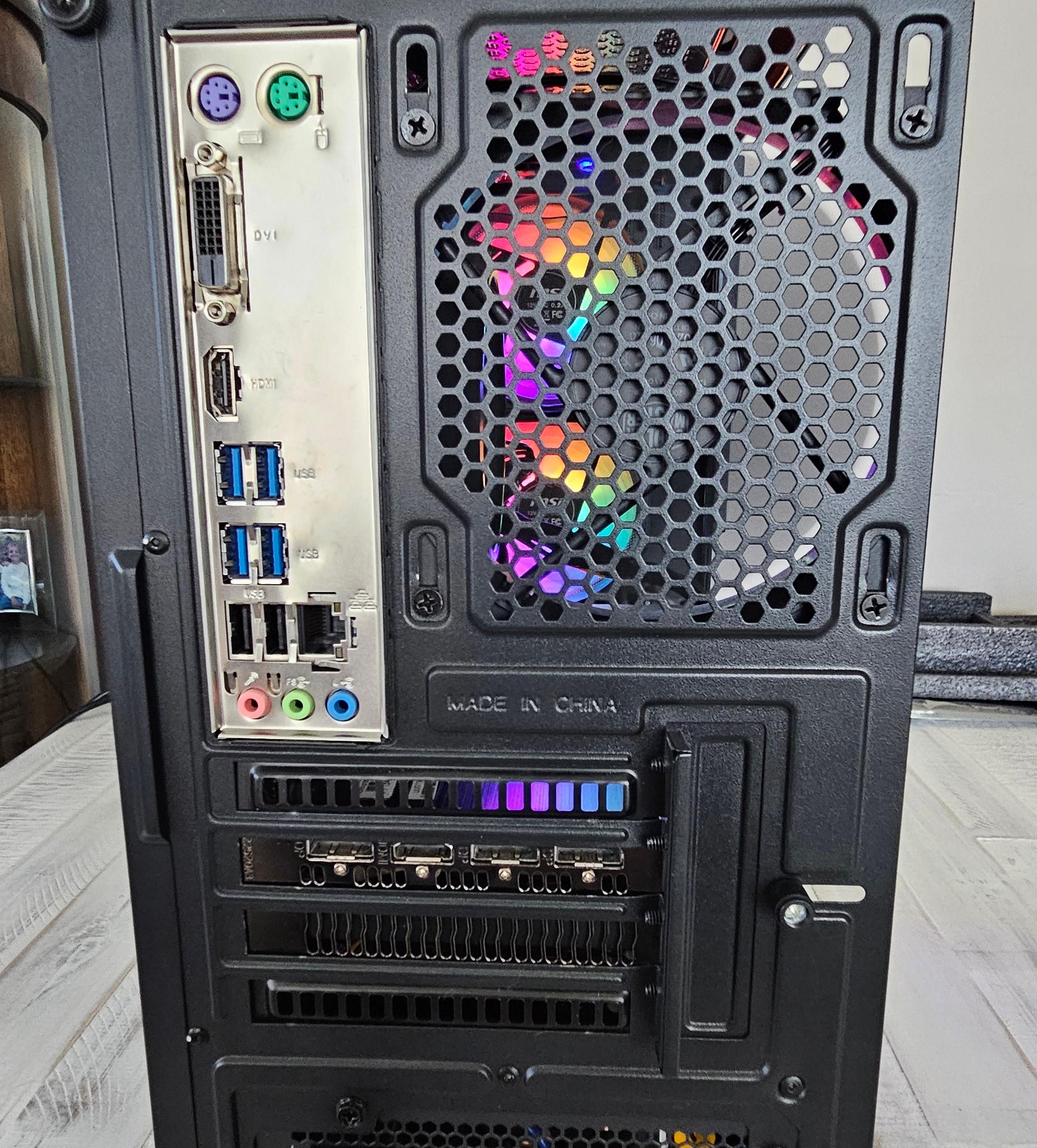 Radeon RX 5700 XT Custom Gaming PC - Ryzen 5 5600G, 16GB RAM, 512GB NVMe