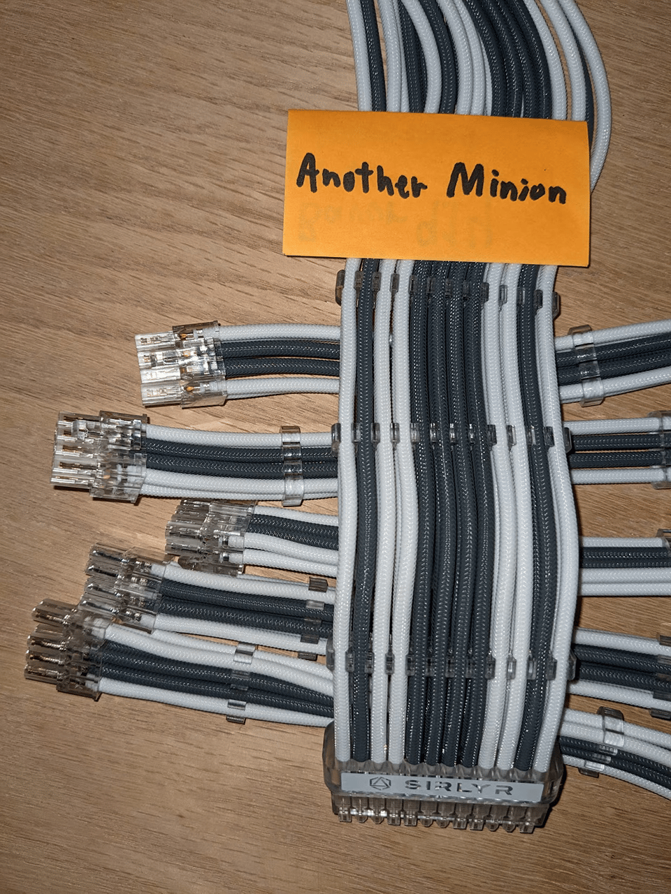 White and Grey PSU Extension Cable Kit