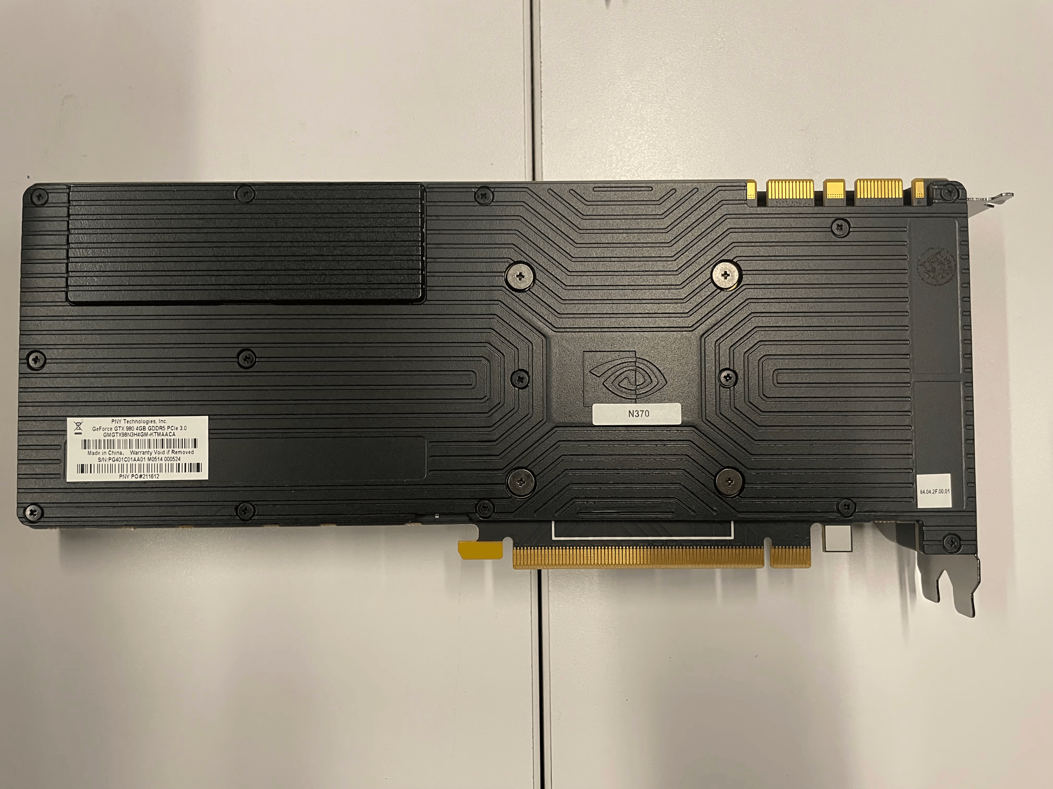 PNY Geforce GTX 980 4GB GDDR5, Blower