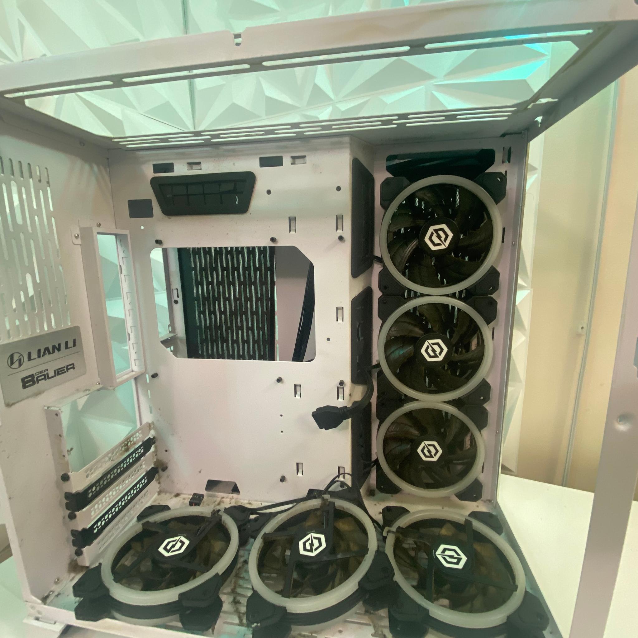 CyberPower White ATX PC Case – Bad Condition (As-Is)