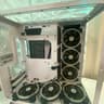 CyberPower White ATX PC Case – Bad Condition (As-Is)