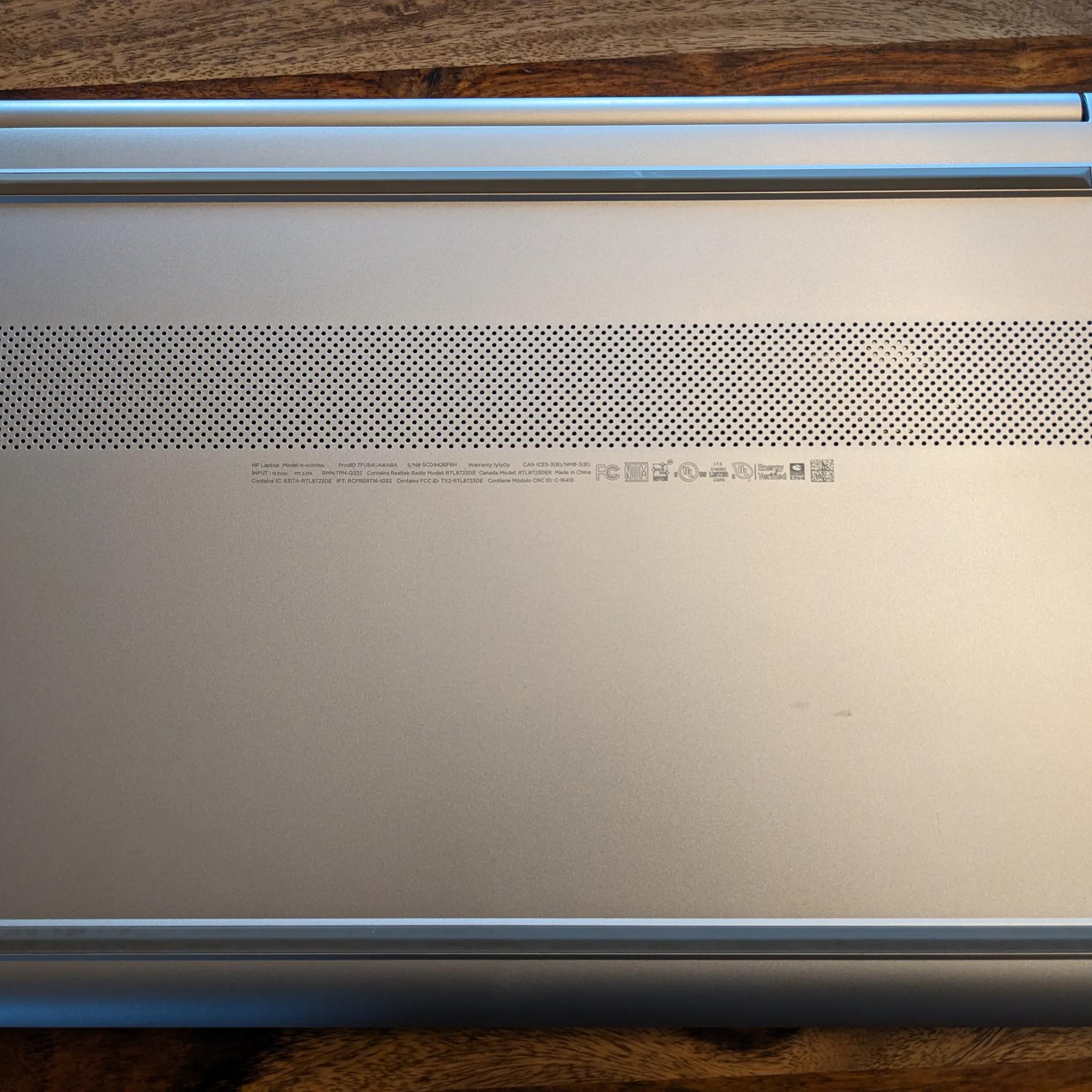 HP 15" Touch Screen i5-8265U (8 thread), 12GB RAM 256GB+Optane, Win 10, Model 15-DY0013DX -Good Cond