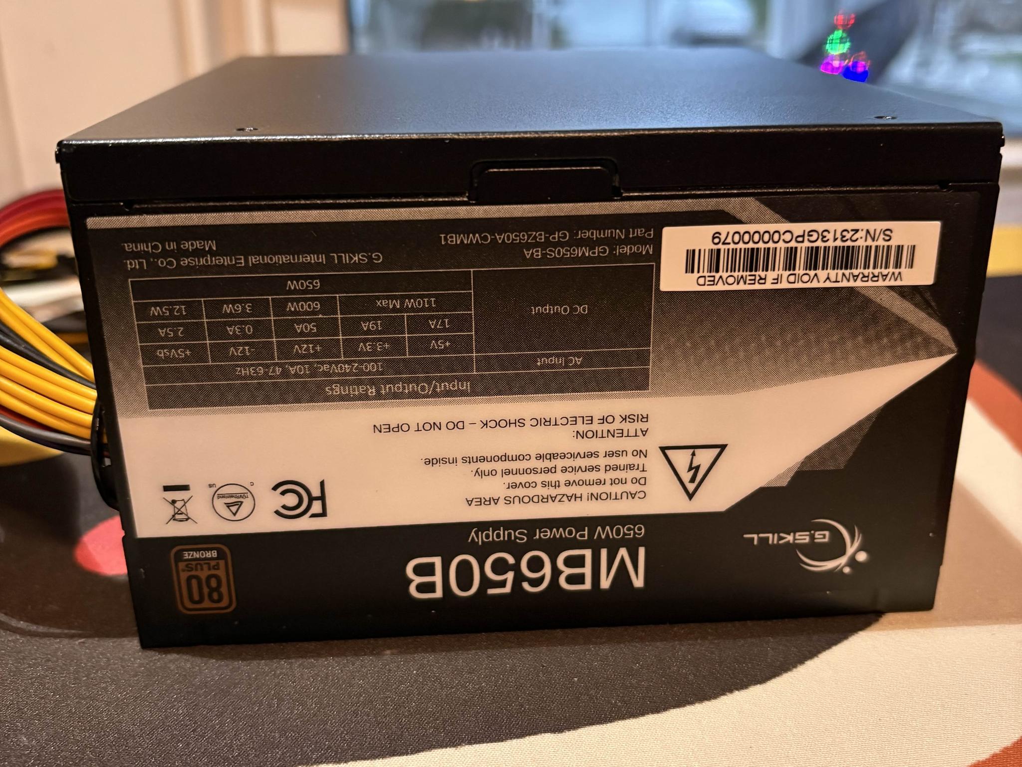 G-Skill MB650B 650W Semi-Modular BRONZE