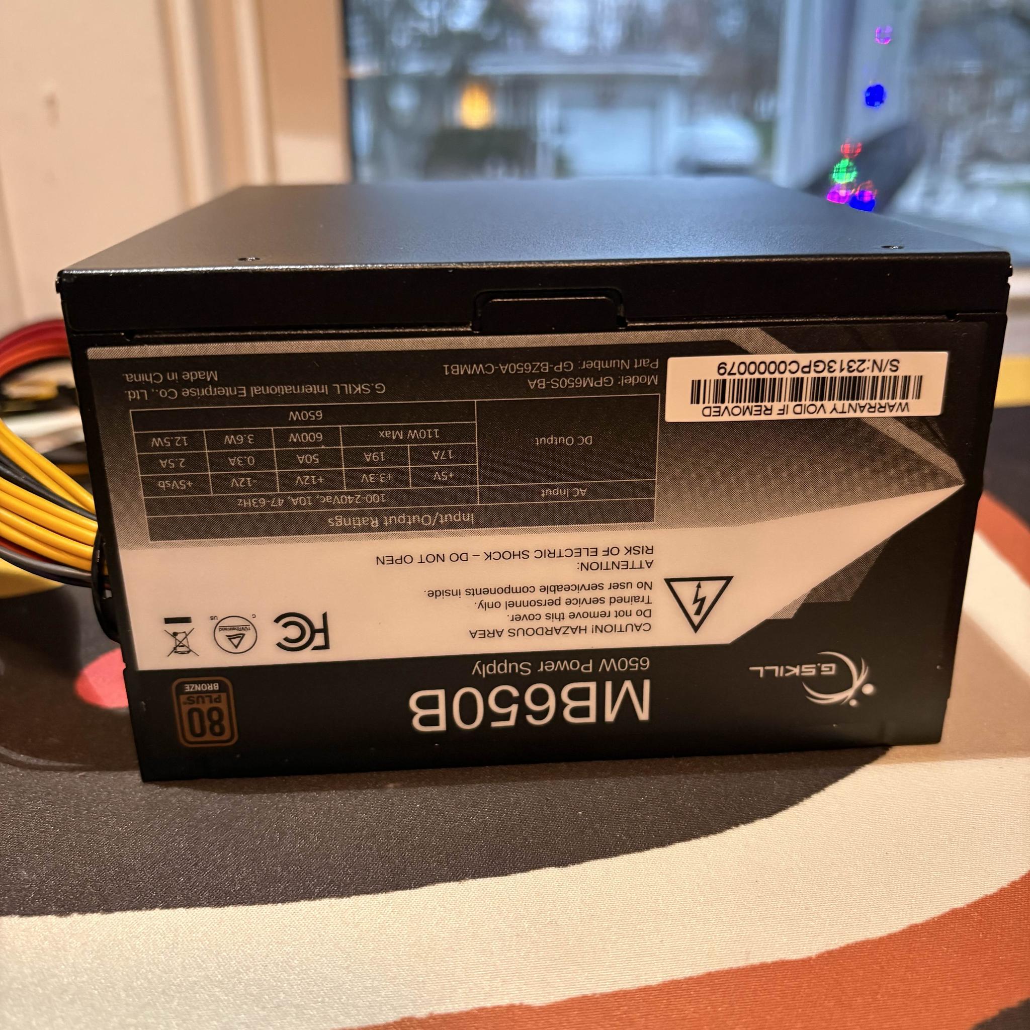 G-Skill MB650B 650W Semi-Modular BRONZE