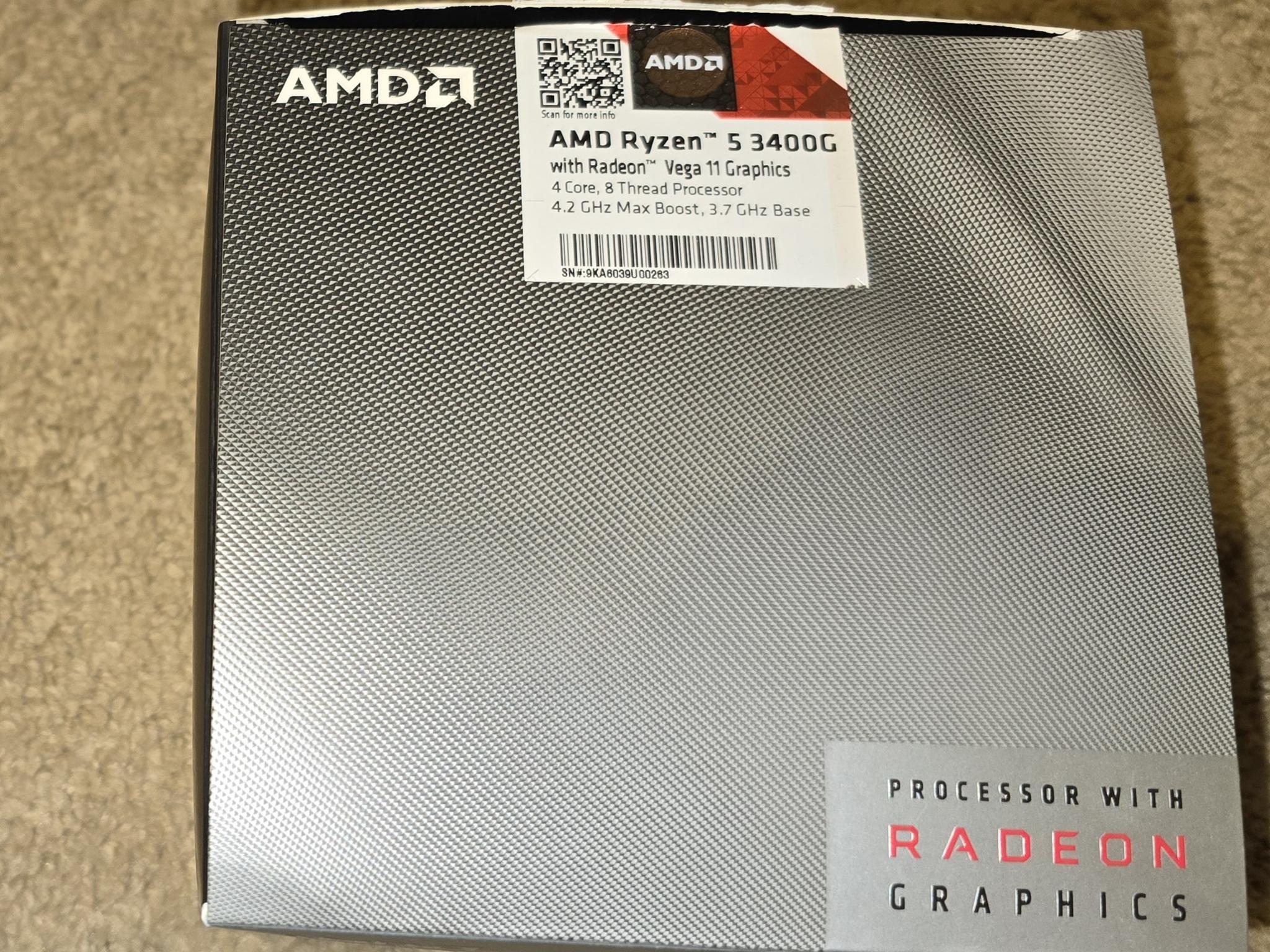 Ryzen 3400g