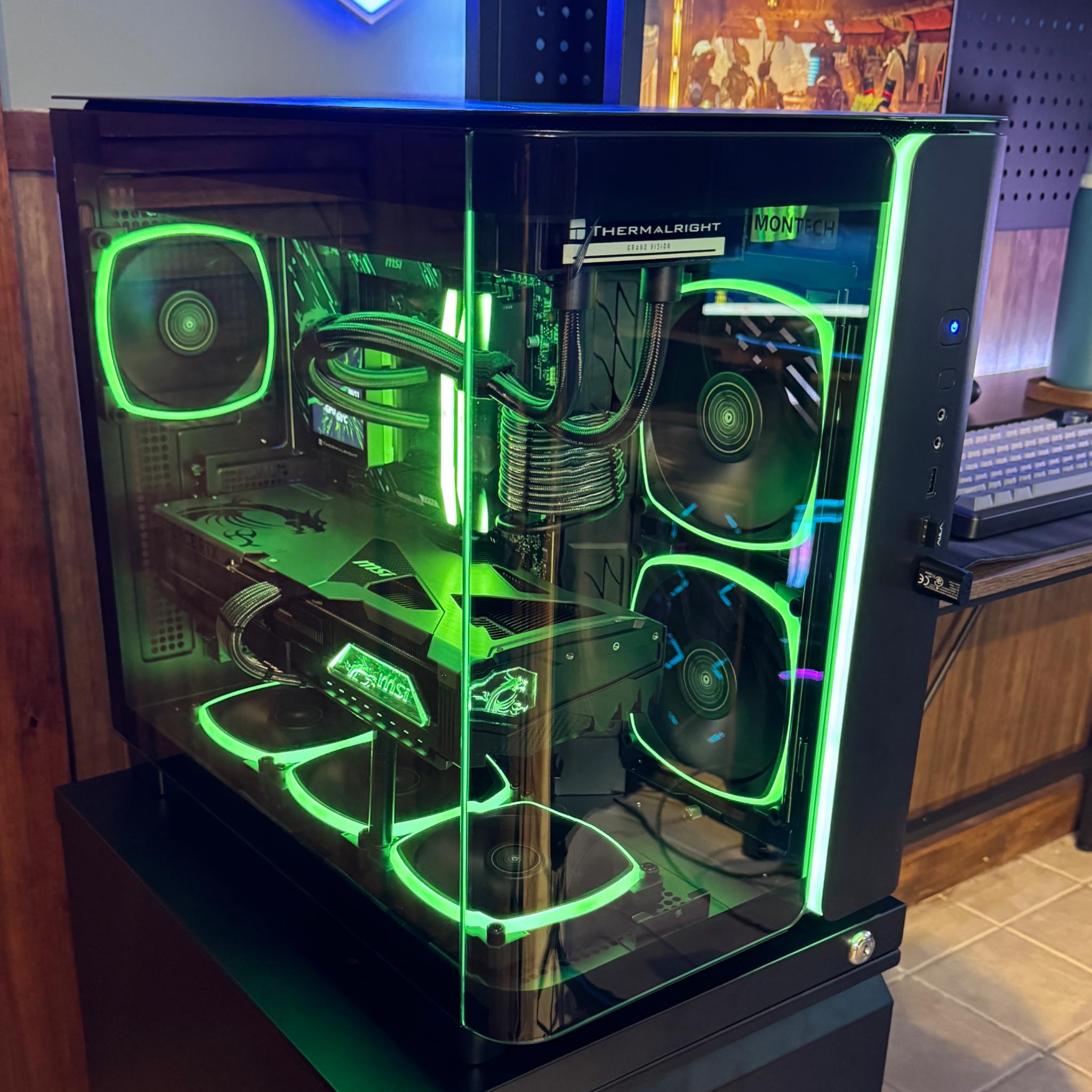Custom Gaming PC MSI Vanguard 5070ti 16GB, Ryzen 7800x3d, MSI X870 Motherboard, 32GB DDR5. 1440p 4k