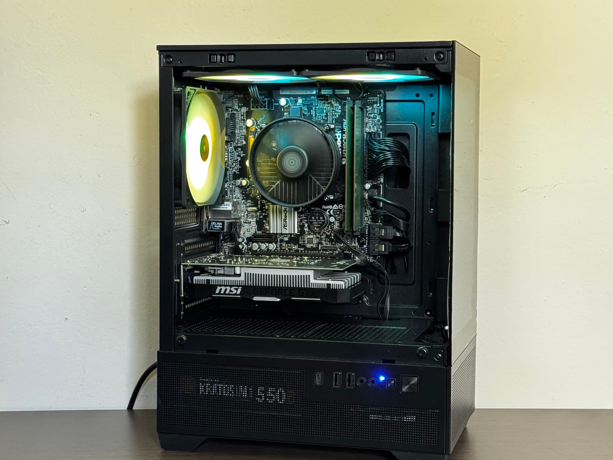 1080p Gaming PC | Intel i3-9100F | GTX 1650 4GB | 16GB RAM | 1TB HDD + 256GB SSD