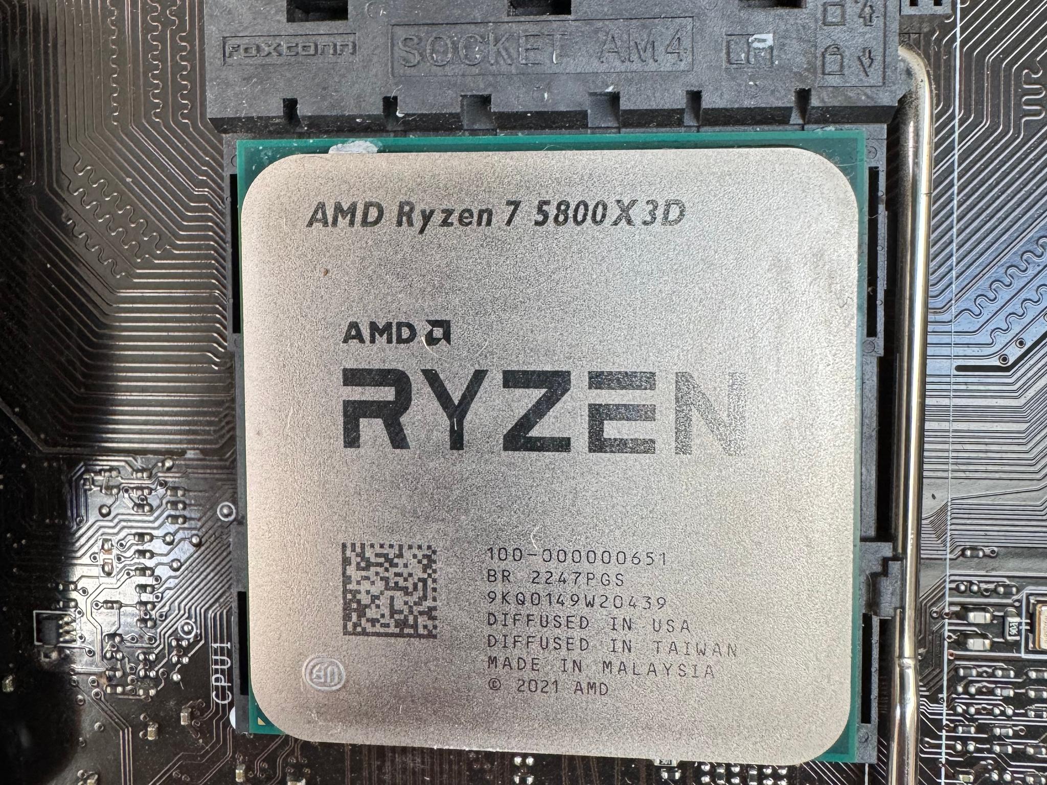 AMD Ryzen 7 5800X3D - MSI B450A Pro - 32GB (16GBx2) T Force DDR4 3600 MHZ RAM