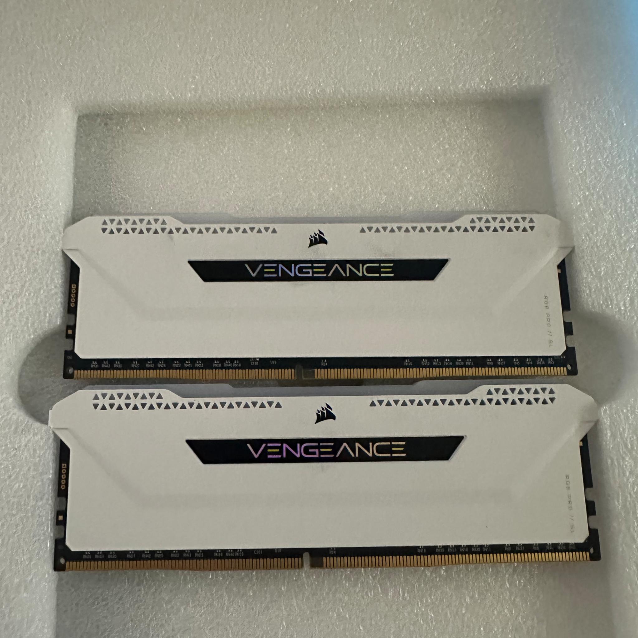 CORSAIR Vengeance RGB 16GB (2x8GB) DDR4 3200 (PC4 25600) Memory