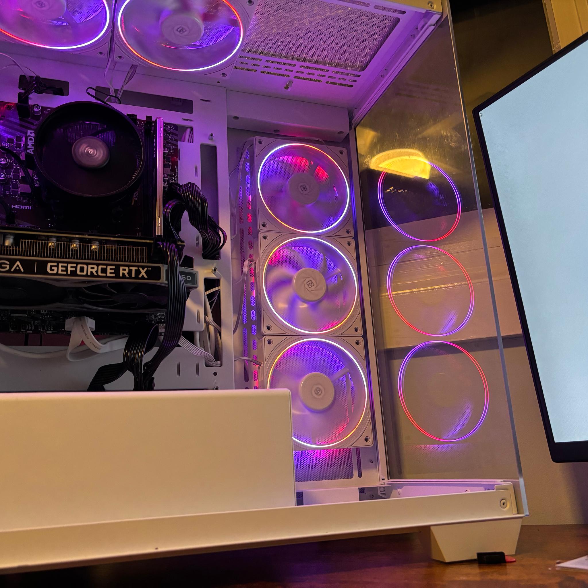 Budget Baller PC Ryzen 5 4500 • RTX 2060 • 16 GB RAM • Windows 11 • Corsair 3500X White